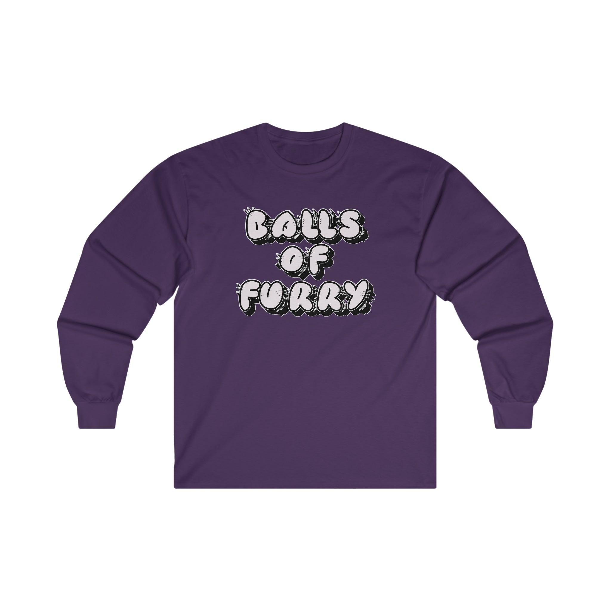 Balls Of Furry - Long-Sleeve Tee - Witty Twisters T-Shirts