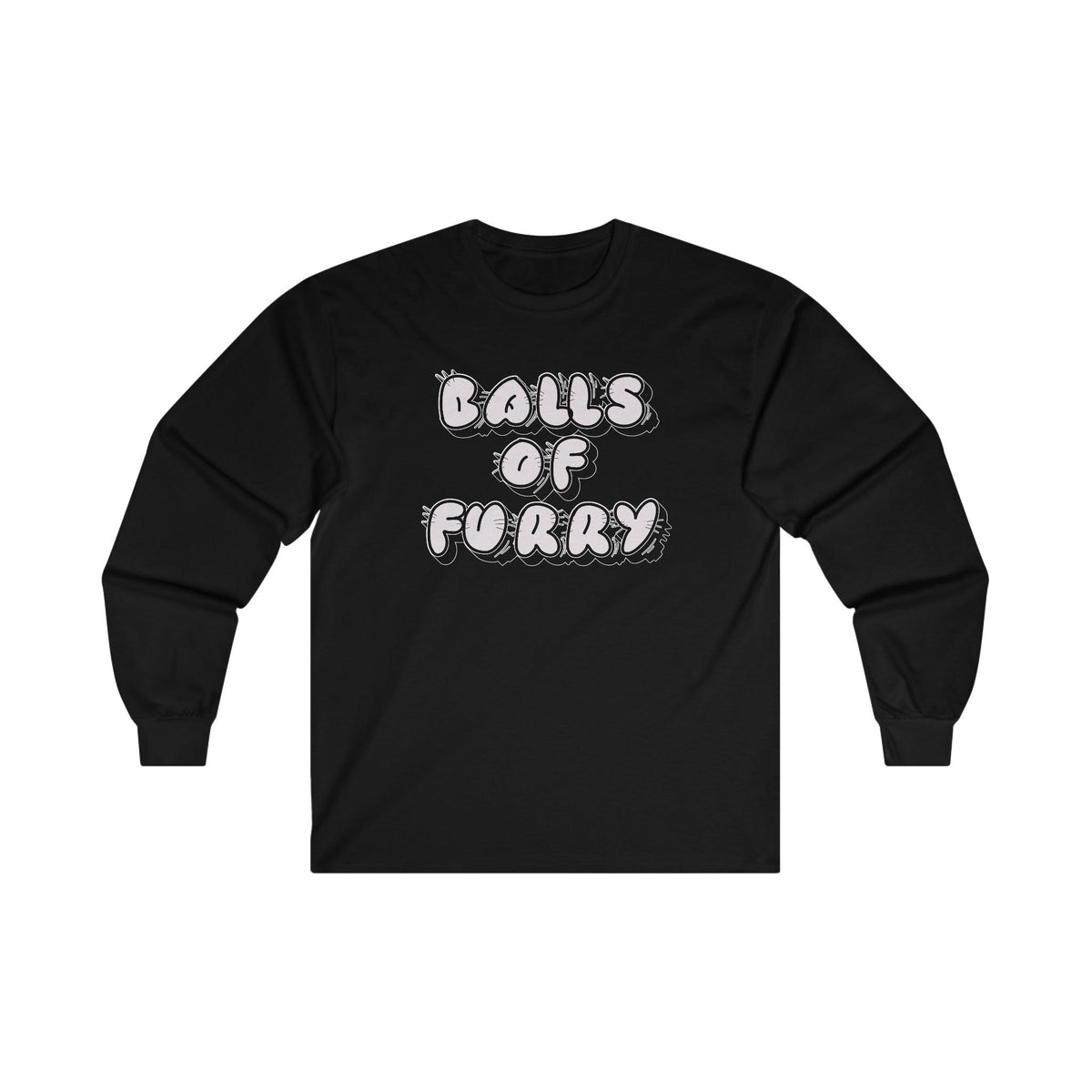 Balls Of Furry - Long-Sleeve Tee - Witty Twisters T-Shirts