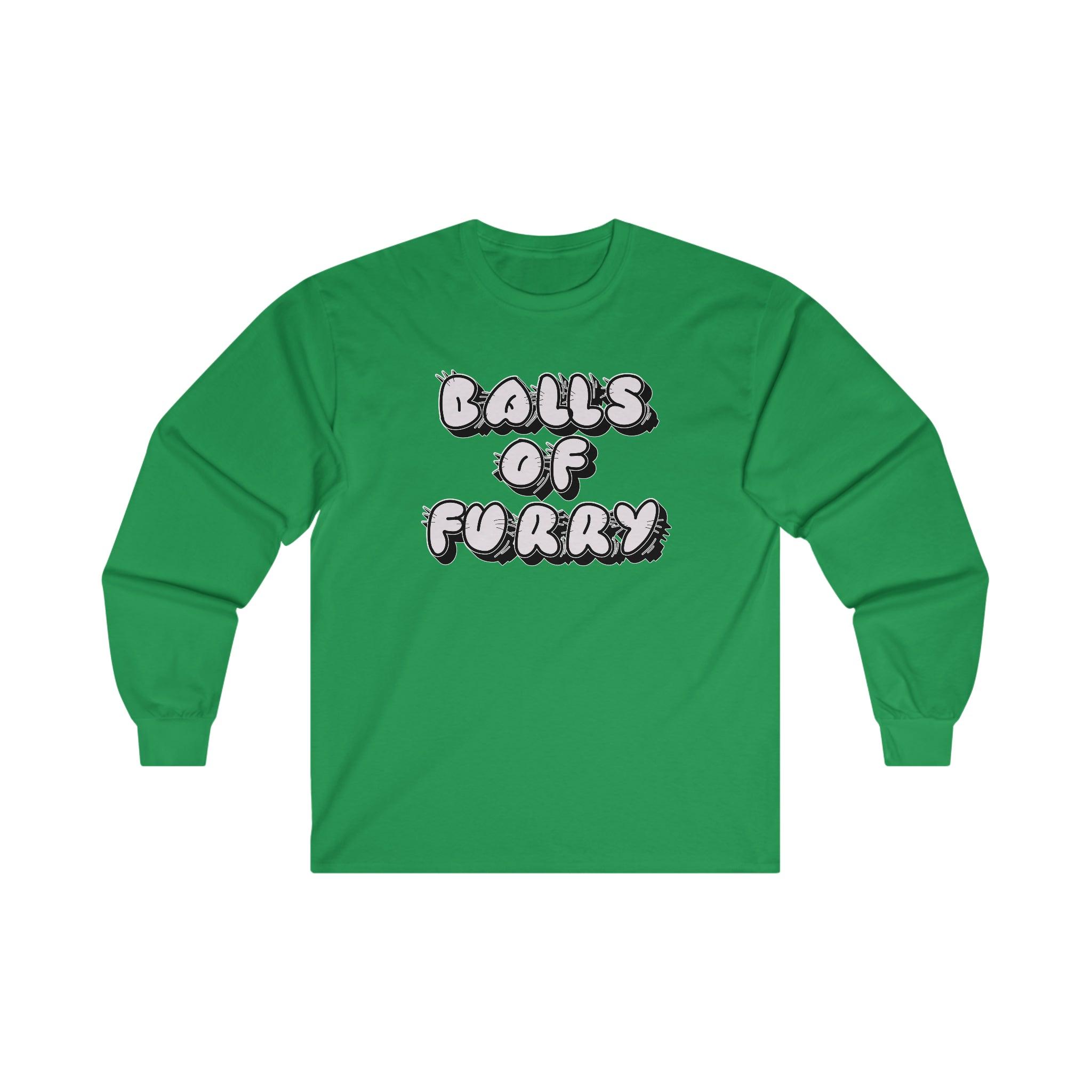 Balls Of Furry - Long-Sleeve Tee - Witty Twisters T-Shirts