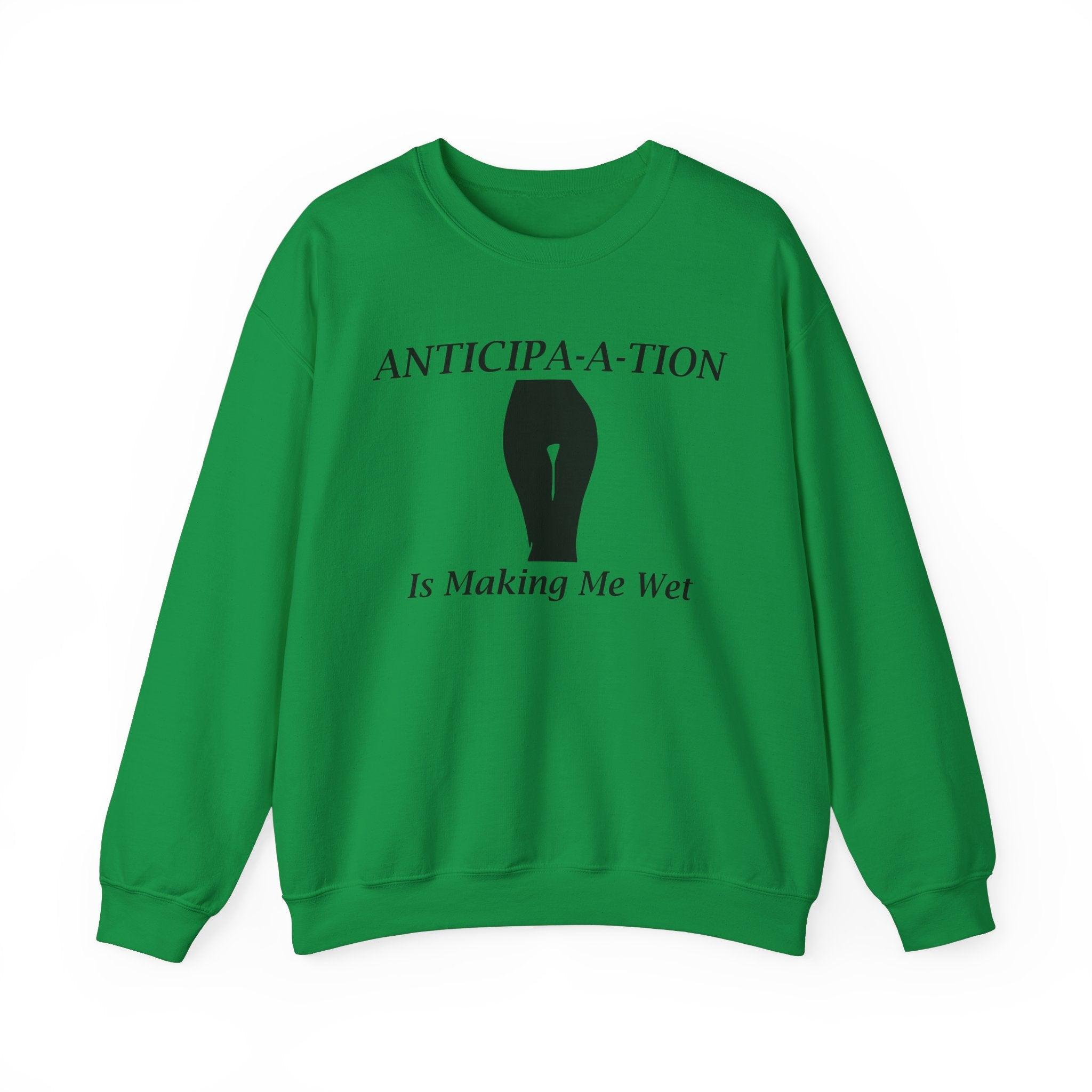 Anticipa-a-tion Is Making Me Wet - Sweatshirt - Witty Twisters Fashions