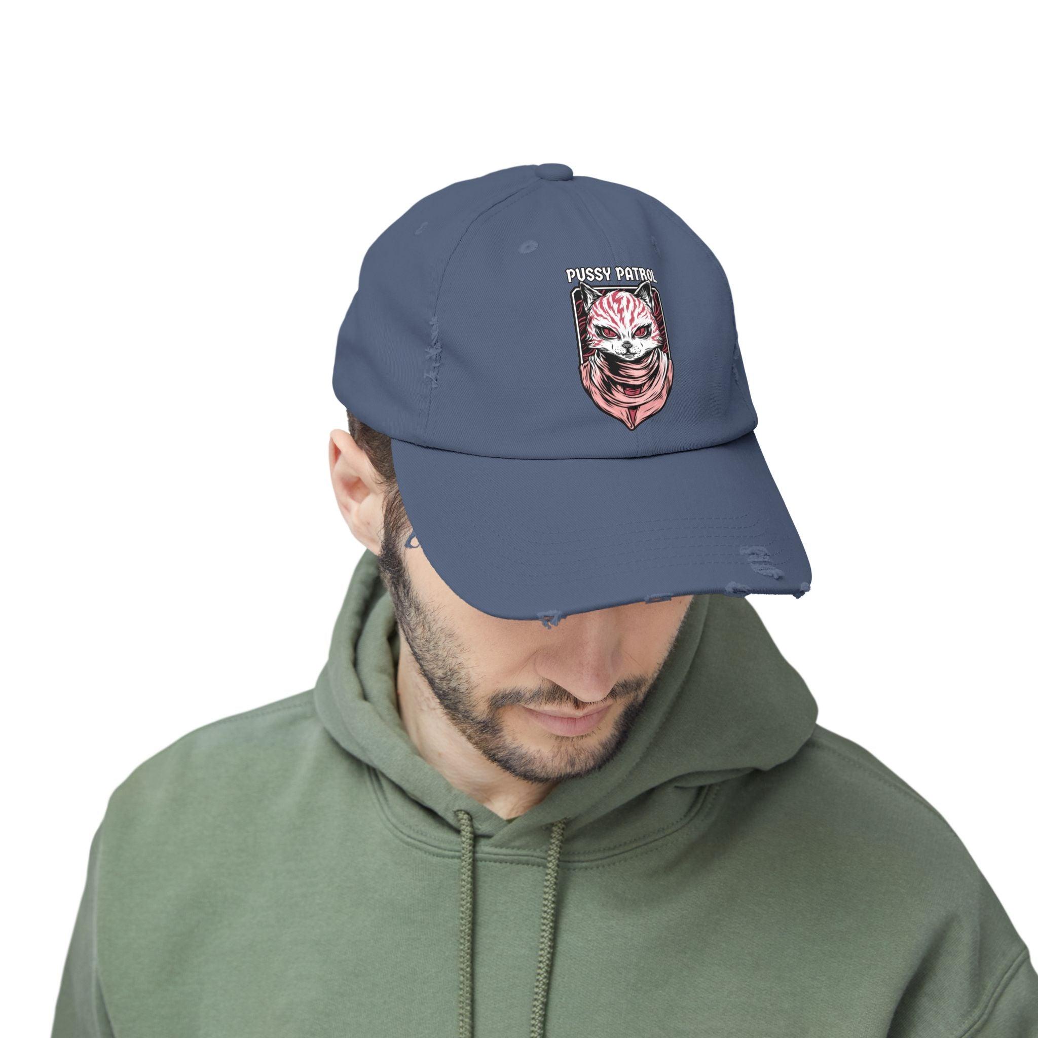 Pussy Patrol - Cotton Twill Distressed Baseball Cap