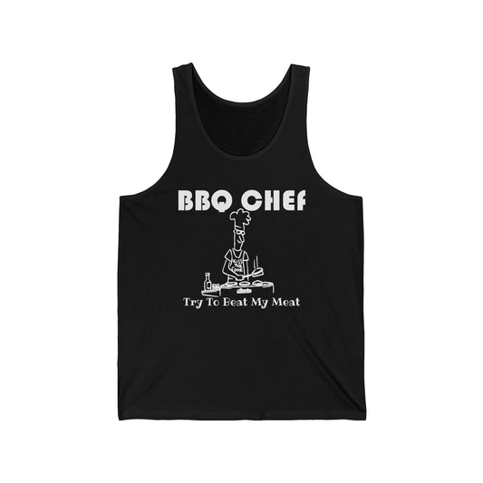 BBQ Chef Try To Beat My Meat - Tank Top