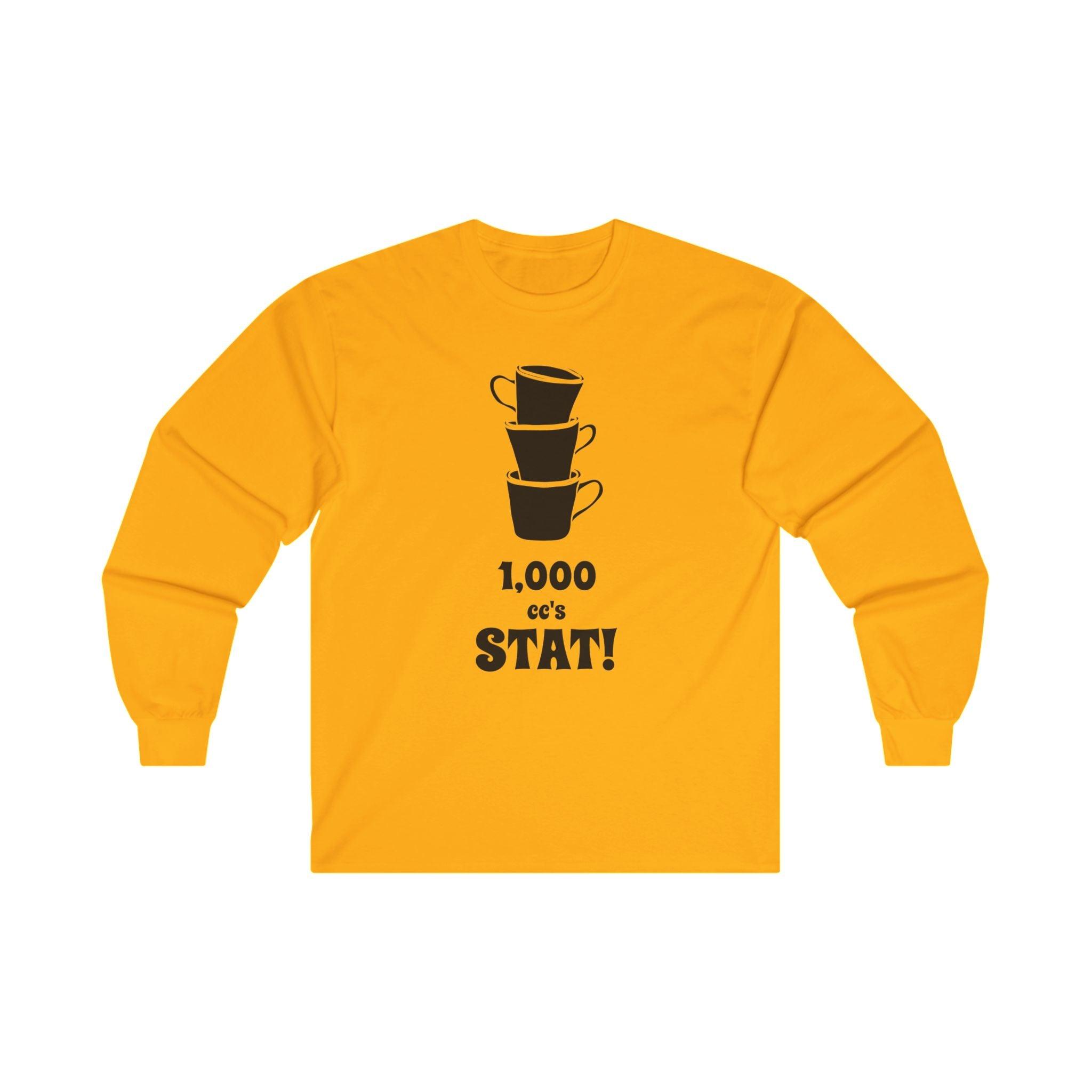 1,000 cc's Stat! - Long-Sleeve Tee - Witty Twisters Fashions