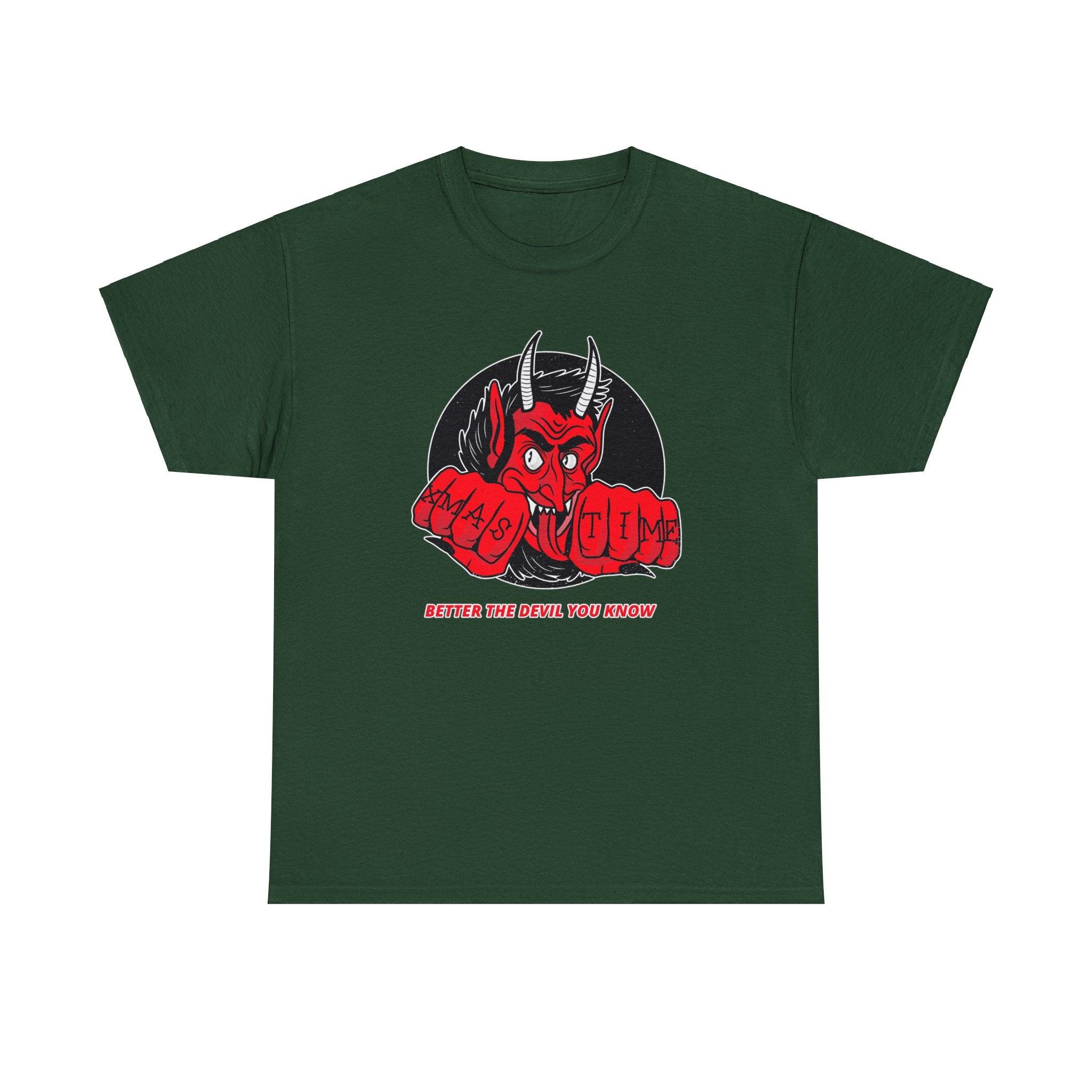 Better the devil you know Xmas time - Witty Twisters T-Shirts