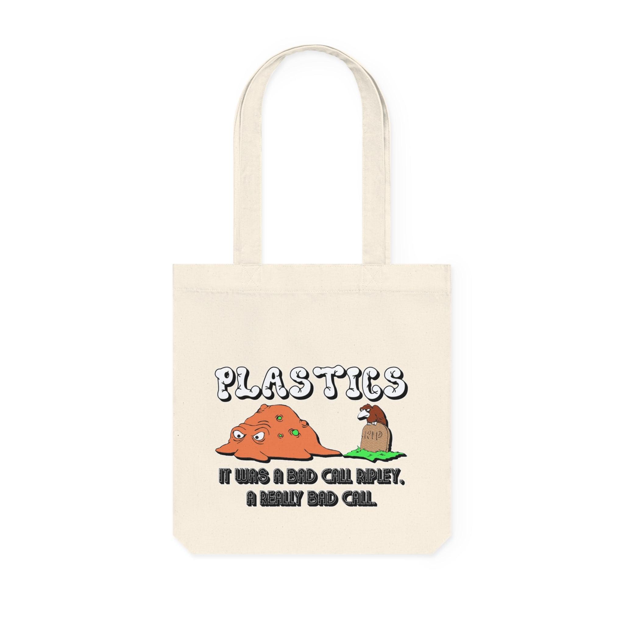 PLASTICS It was a bad call Ripley, a really bad call. - Woven Tote Bag - Witty Twisters Fashions