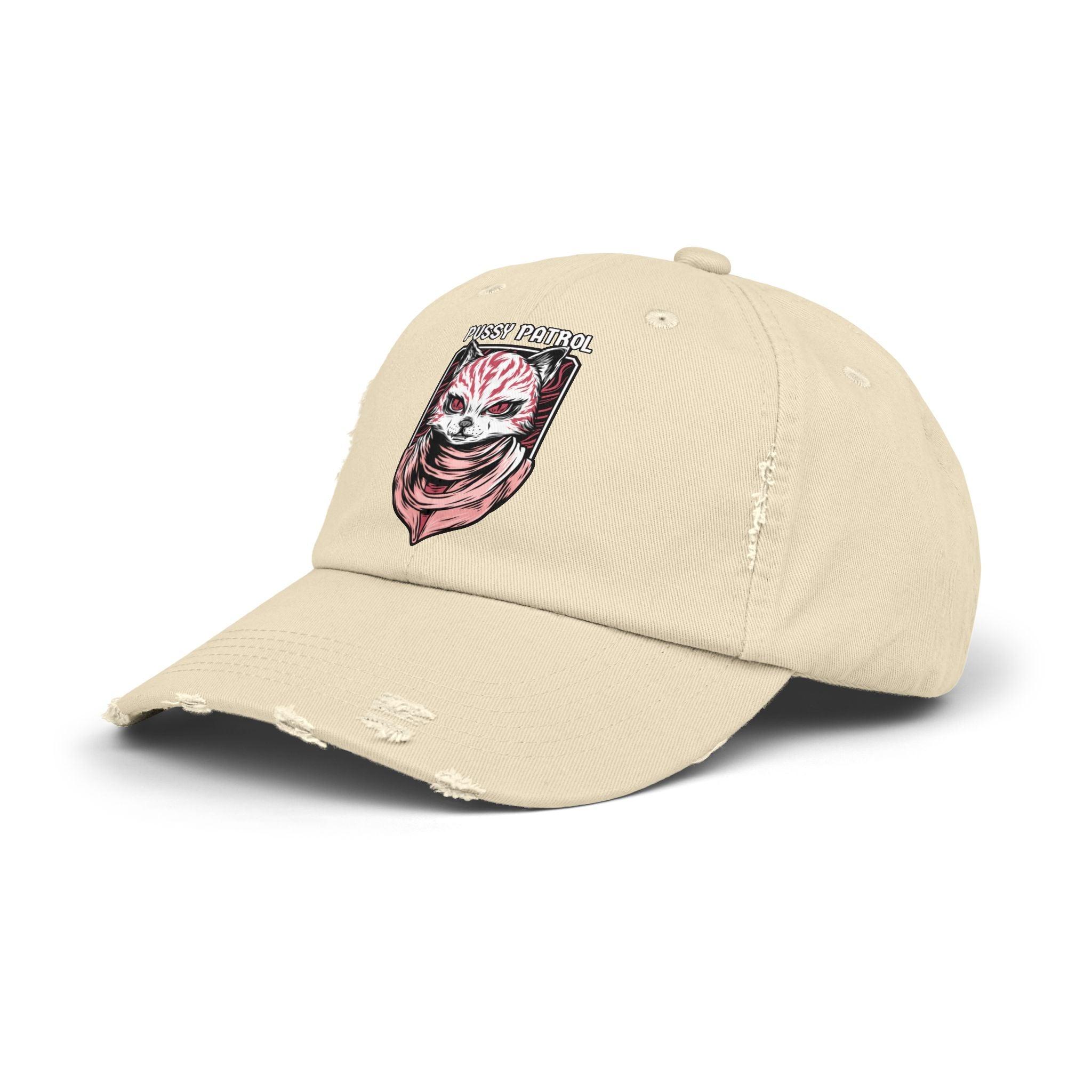 Pussy Patrol - Cotton Twill Distressed Baseball Cap