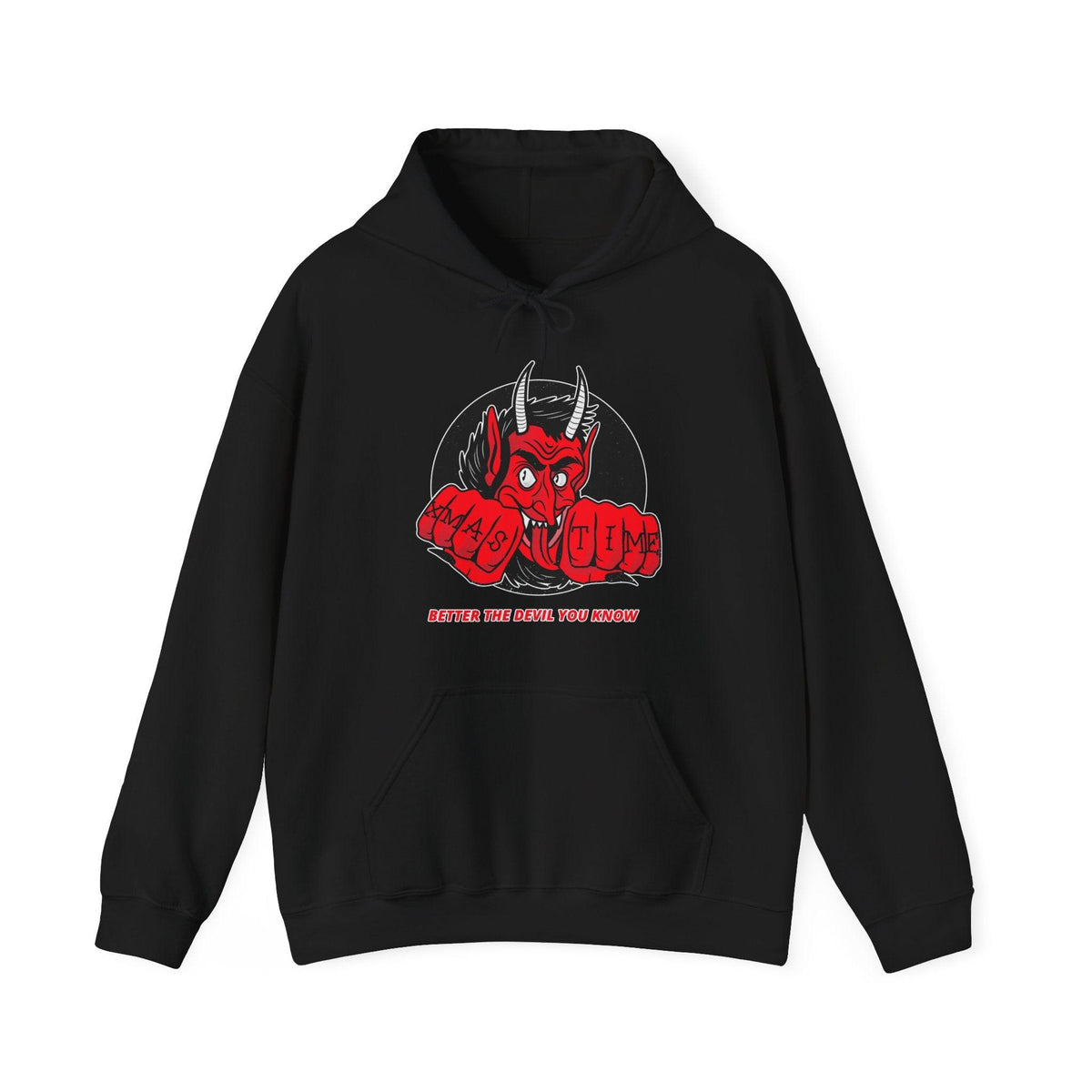 Better the devil you know Xmas time - Hoodie