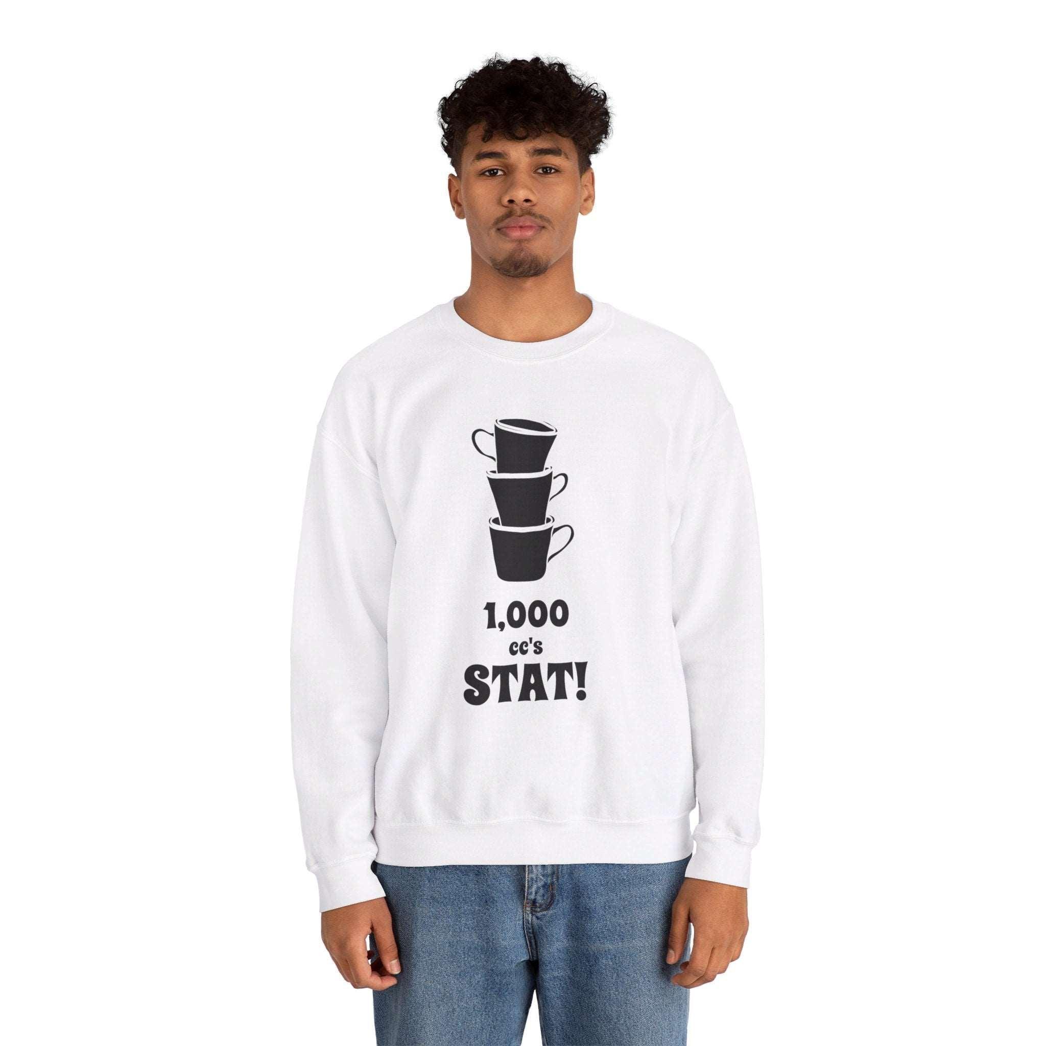 1,000 cc's Stat! - Sweatshirt - Witty Twisters Fashions