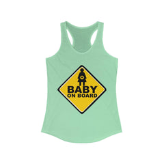 Baby On Board Sign - Women's Tank Top - Witty Twisters Fashions