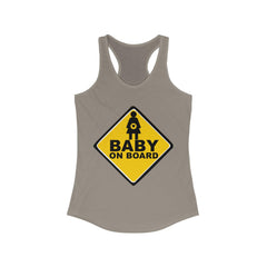 Baby On Board Sign - Women's Tank Top - Witty Twisters Fashions