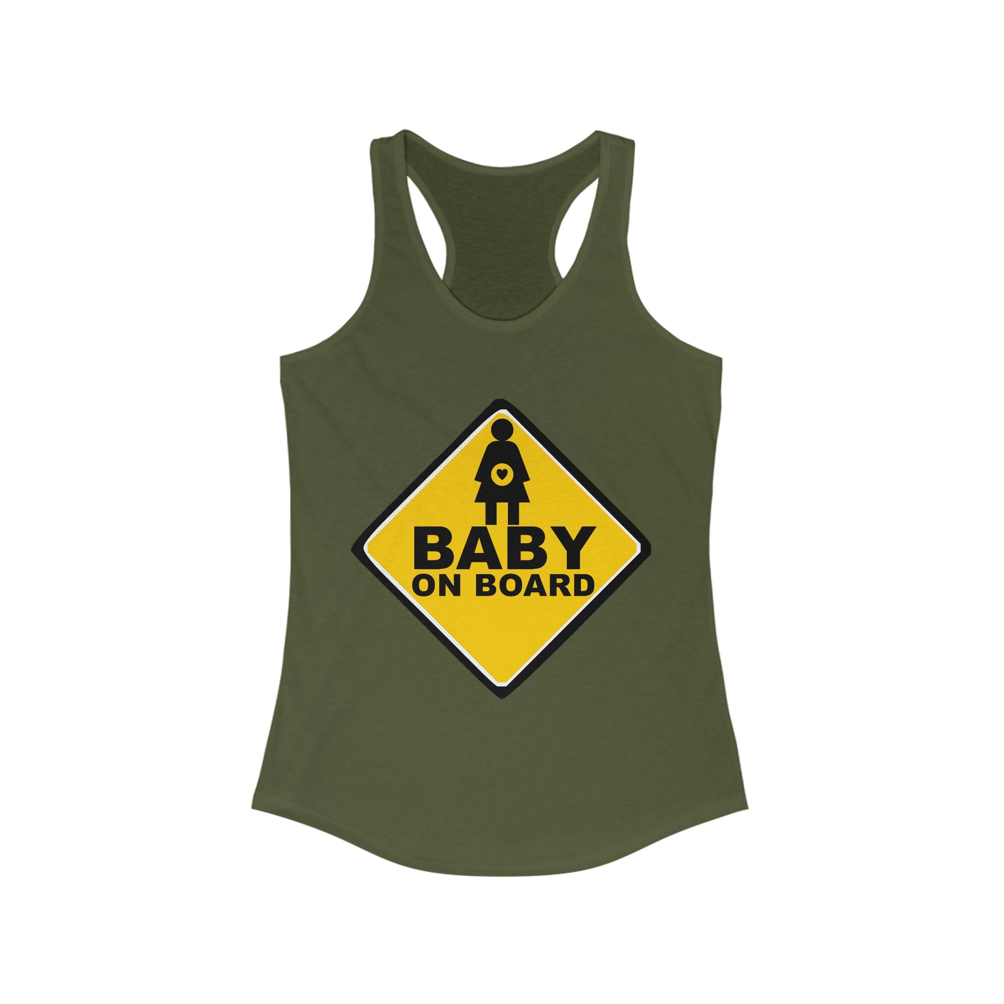 Baby On Board Sign - Women's Tank Top - Witty Twisters Fashions