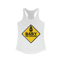 Baby On Board Sign - Women's Tank Top - Witty Twisters Fashions