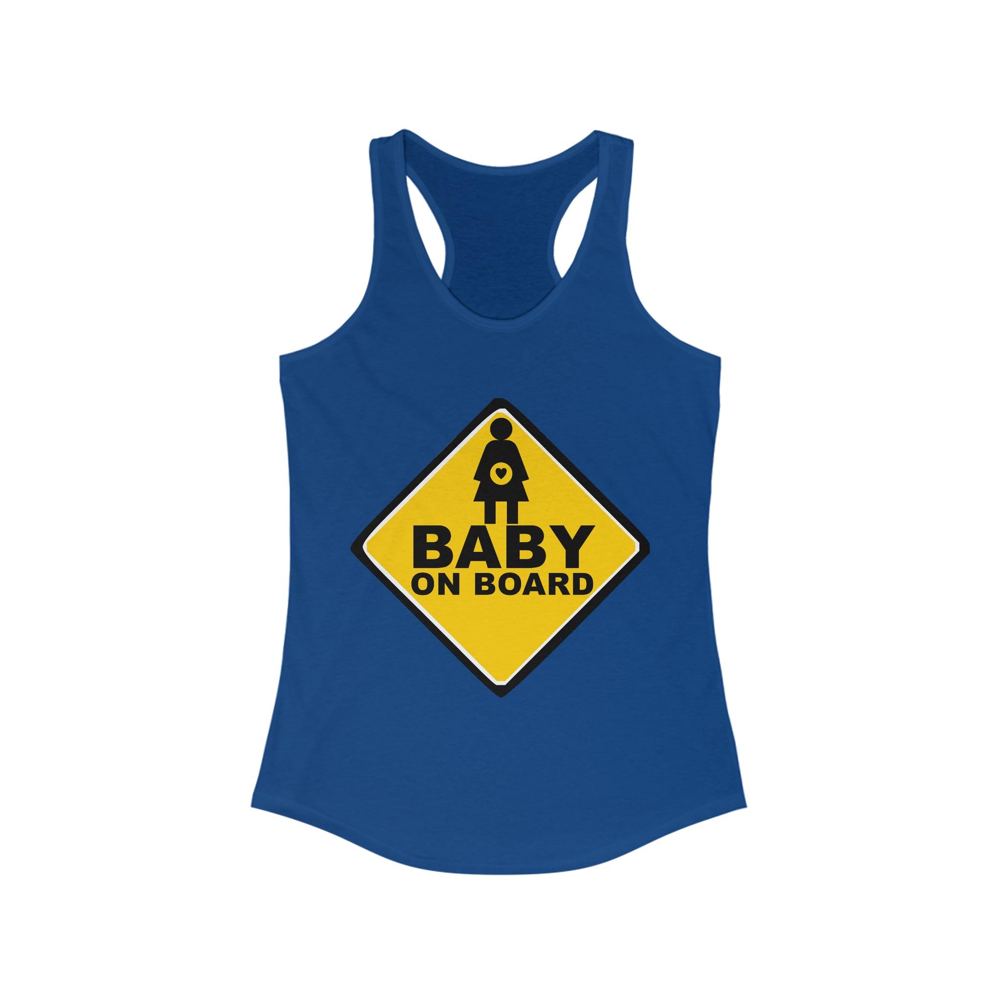 Baby On Board Sign - Women's Tank Top - Witty Twisters Fashions