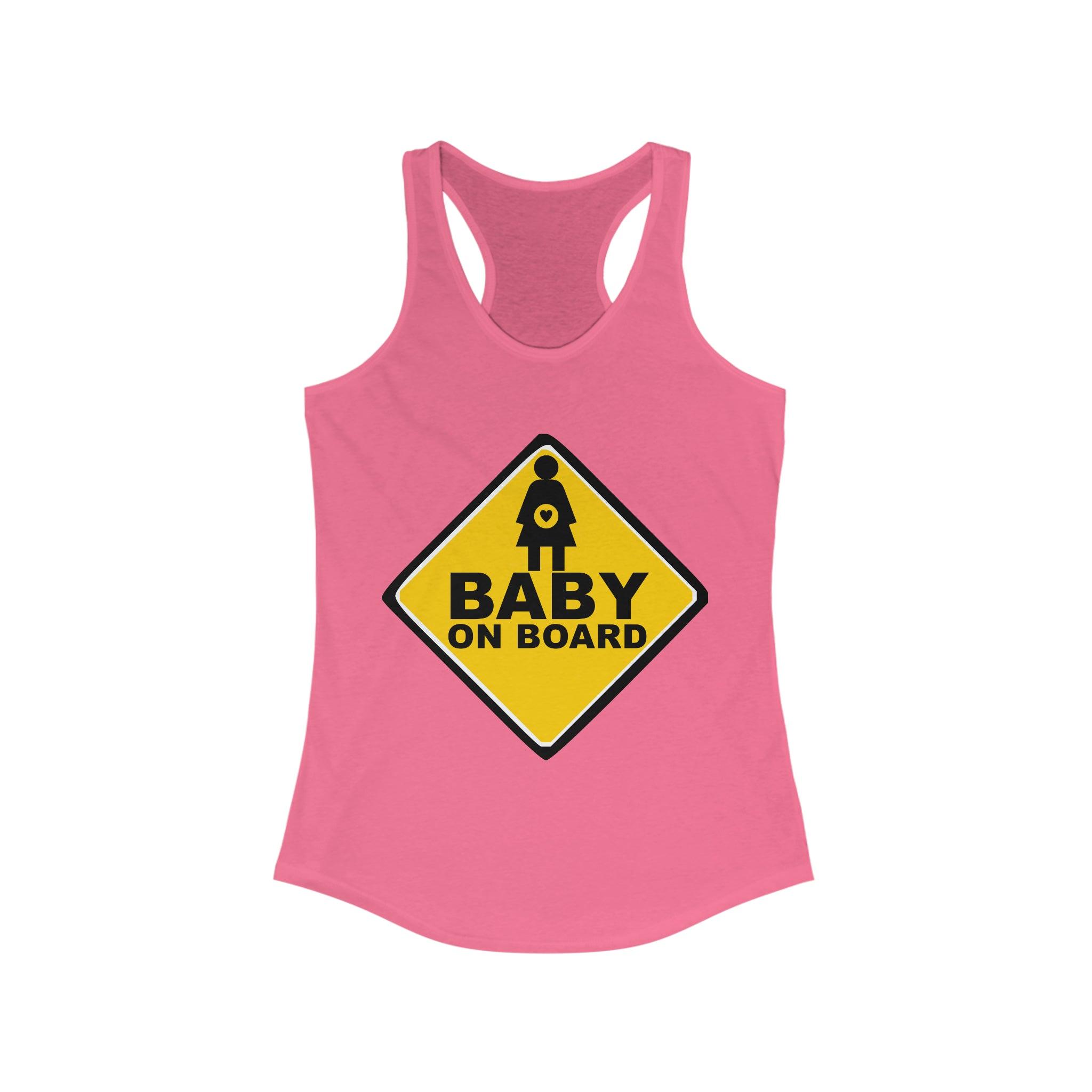 Baby On Board Sign - Women's Tank Top - Witty Twisters Fashions