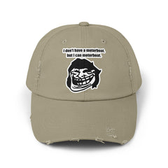 I don't have a motorboat, but I can motorboat. - Distressed Baseball Cap - Witty Twisters Fashions