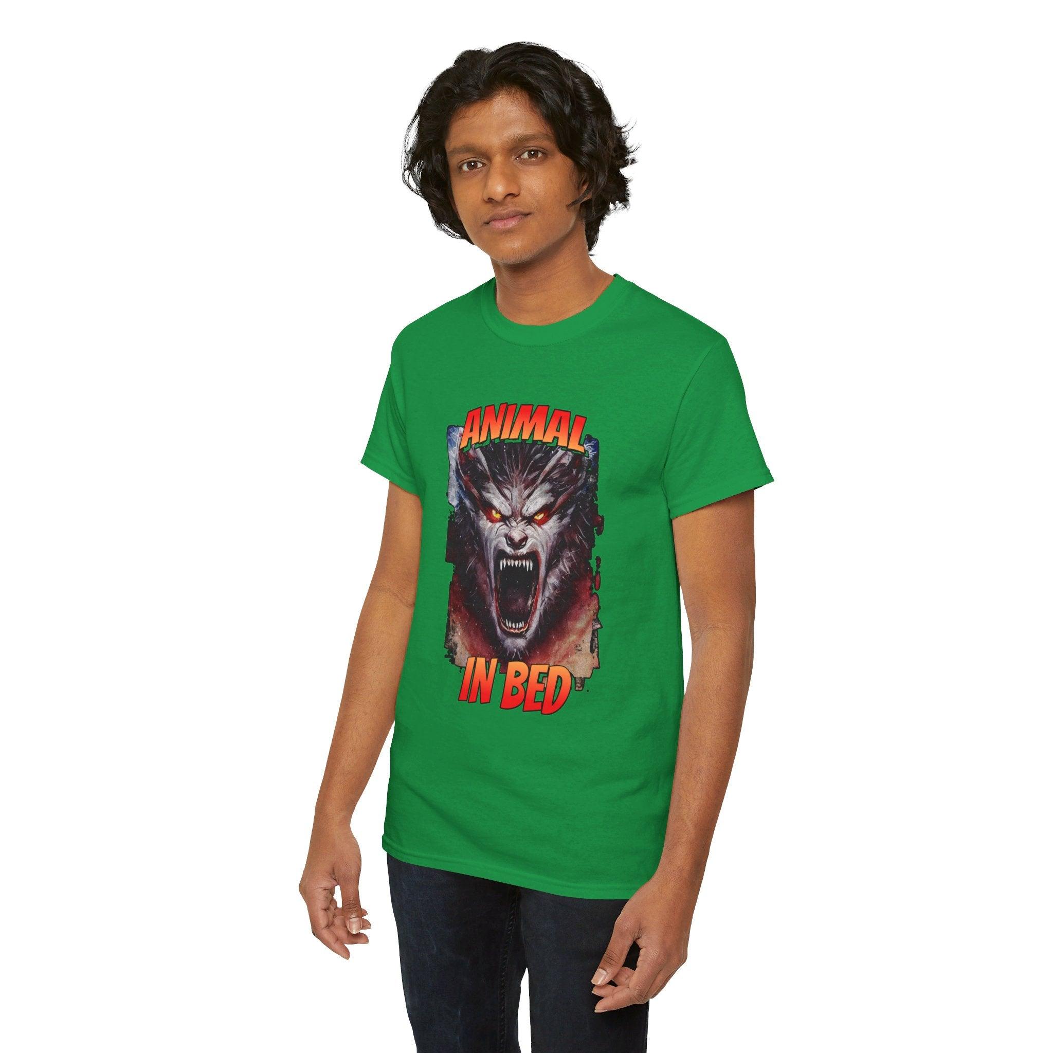 Animal In Bed - T-Shirt - Witty Twisters Fashions