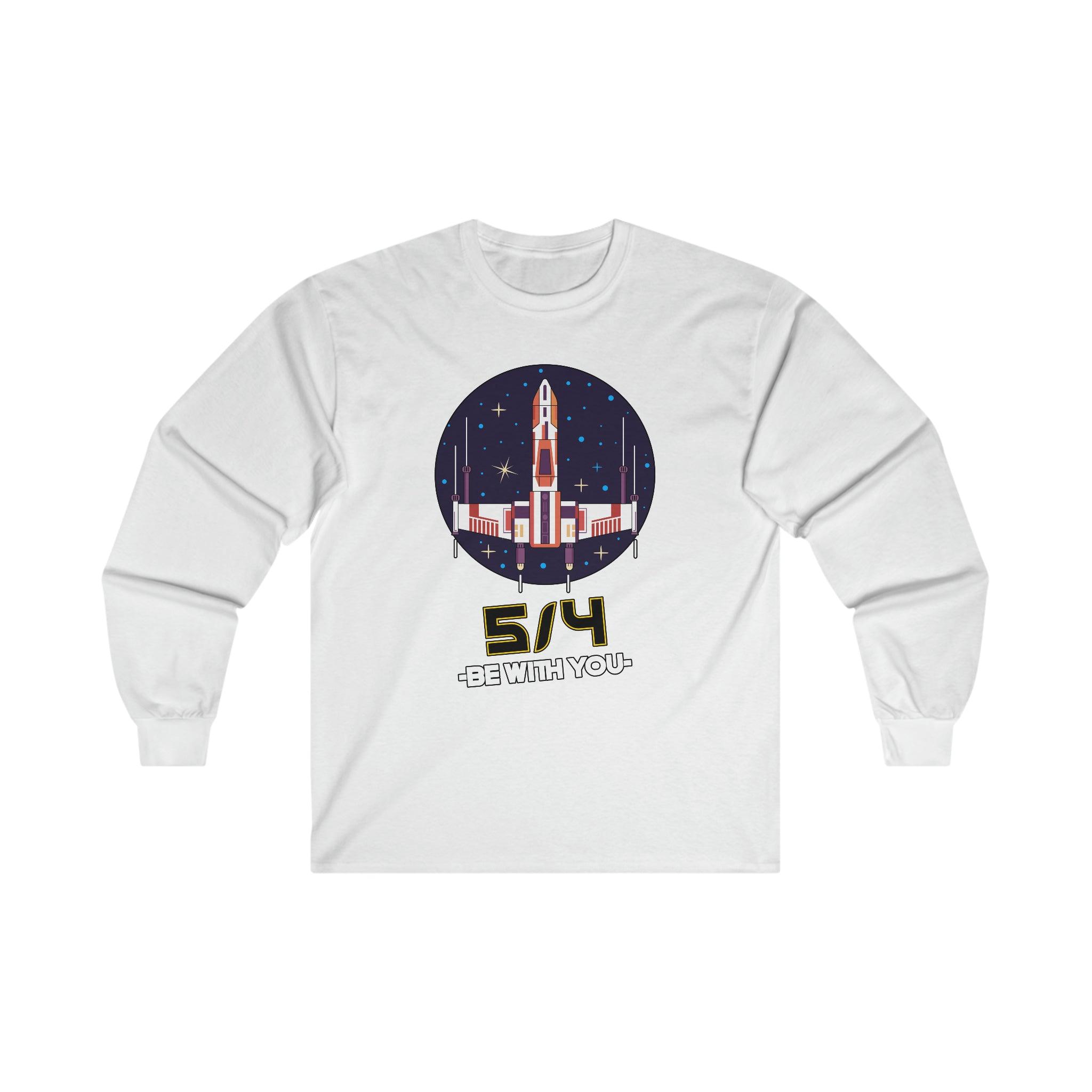 5/4 be with you - Star Wars Day - Long-Sleeve Tee - Witty Twisters Fashions