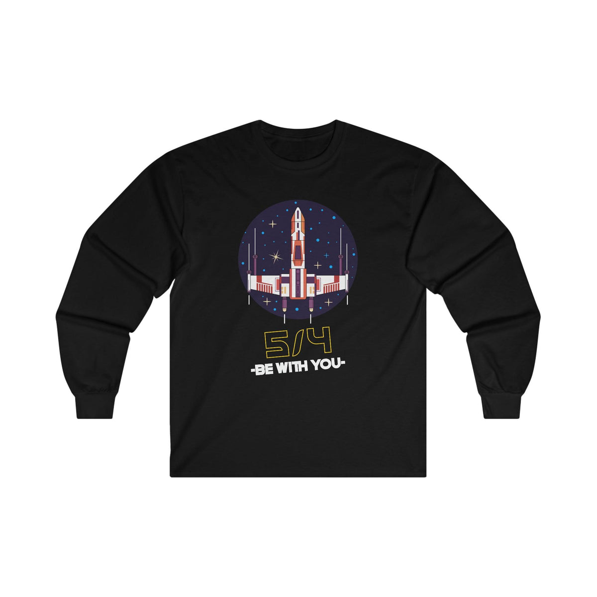 5/4 be with you - Star Wars Day - Long-Sleeve Tee - Witty Twisters Fashions