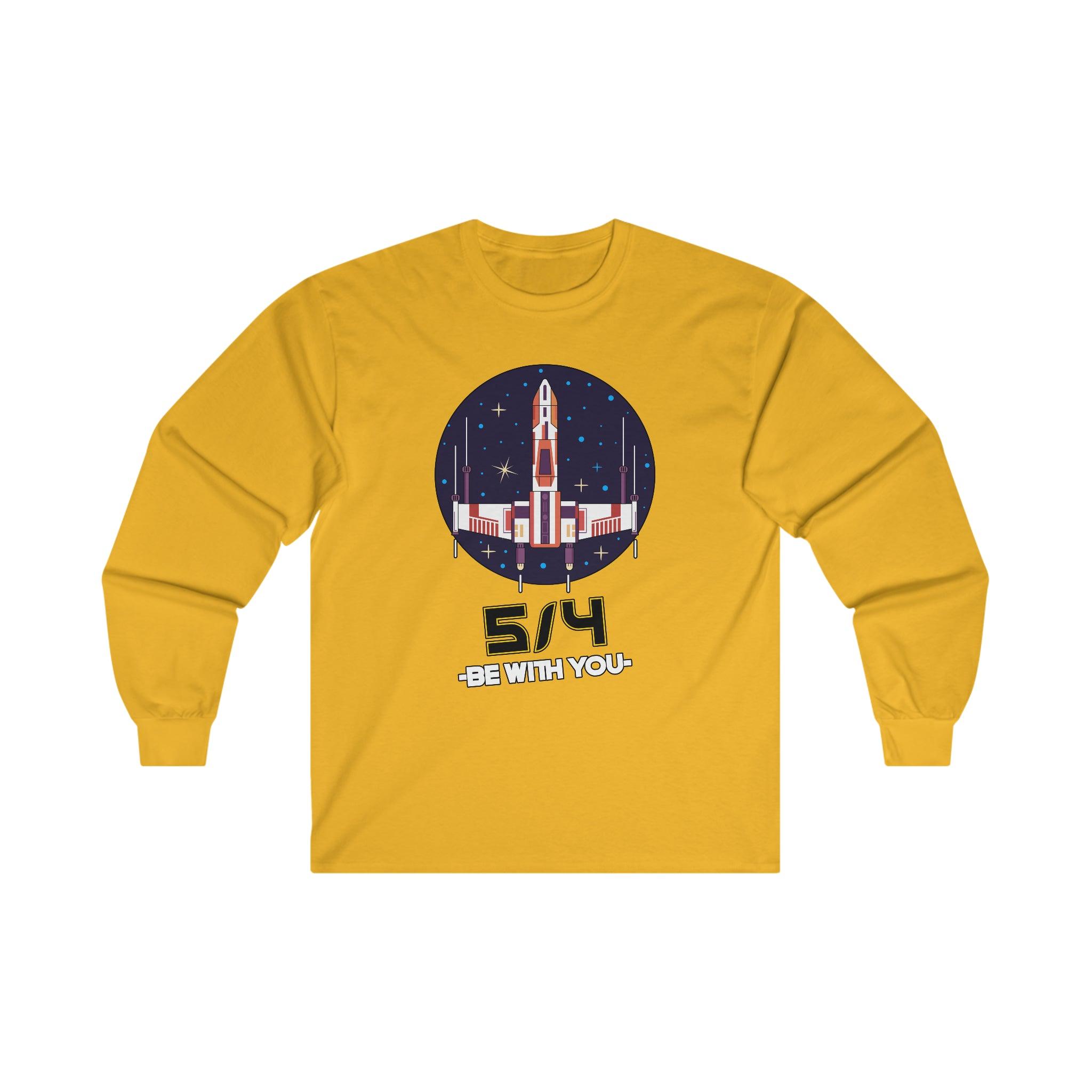 5/4 be with you - Star Wars Day - Long-Sleeve Tee - Witty Twisters Fashions