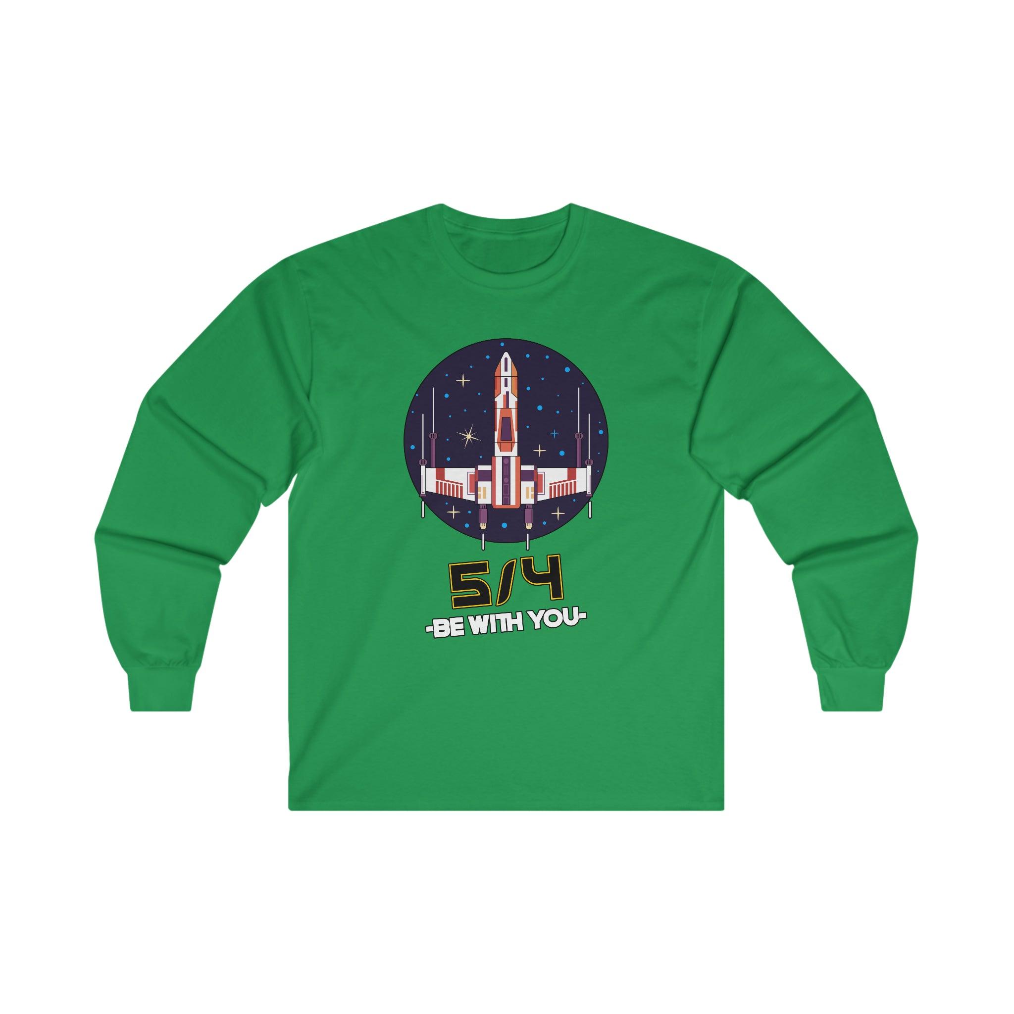 5/4 be with you - Star Wars Day - Long-Sleeve Tee - Witty Twisters T-Shirts