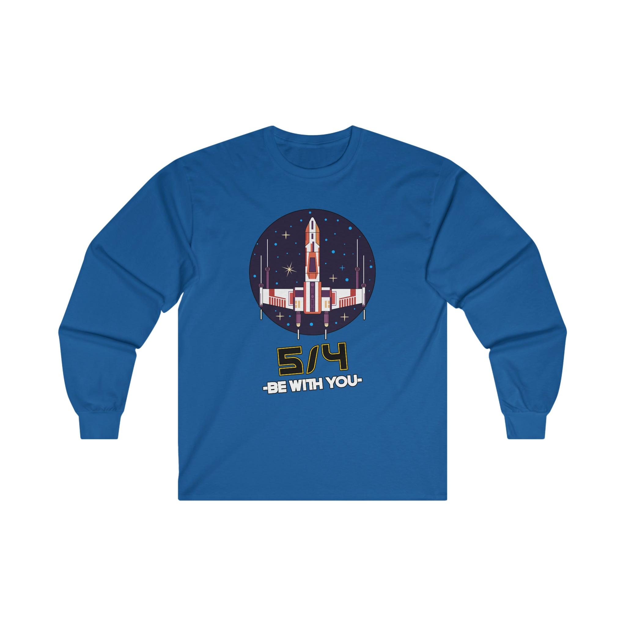 5/4 be with you - Star Wars Day - Long-Sleeve Tee - Witty Twisters Fashions