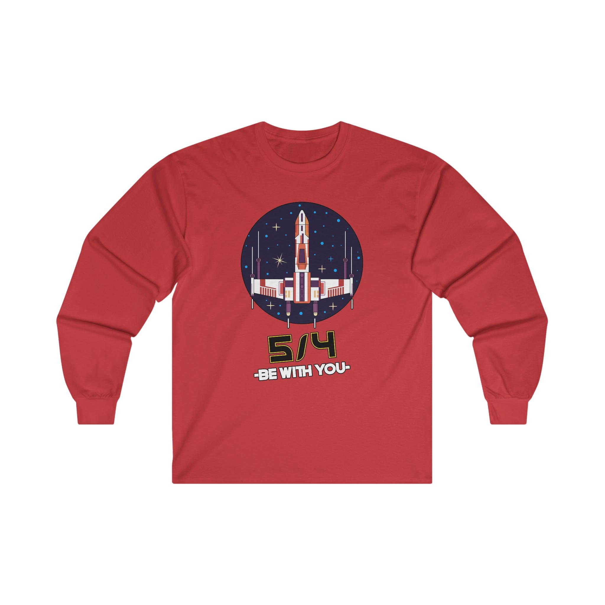 5/4 be with you - Star Wars Day - Long-Sleeve Tee - Witty Twisters T-Shirts