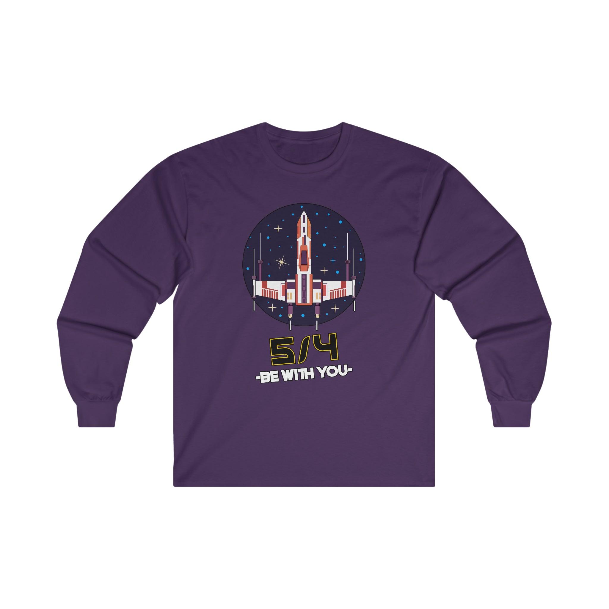 5/4 be with you - Star Wars Day - Long-Sleeve Tee - Witty Twisters T-Shirts