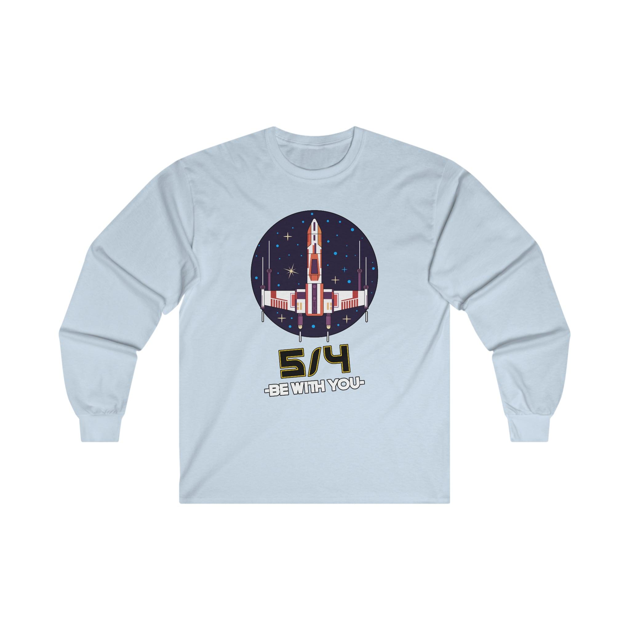 5/4 be with you - Star Wars Day - Long-Sleeve Tee - Witty Twisters Fashions