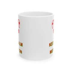 Keep Calm and Merry On - Ceramic Coffee Mug 11oz, 15oz