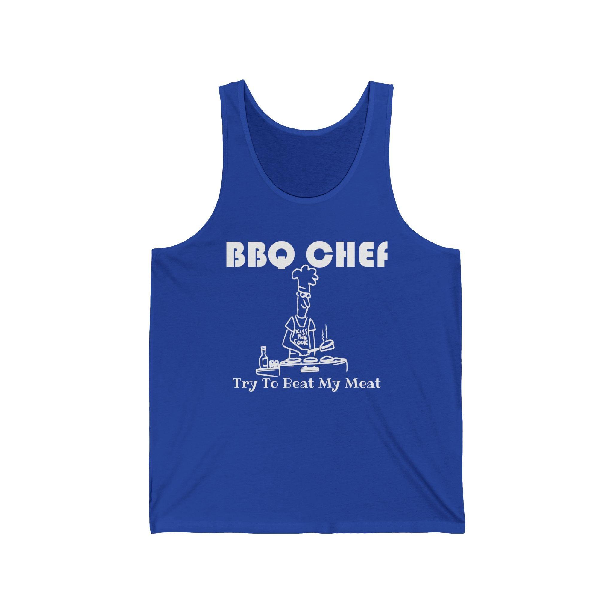 BBQ Chef Try To Beat My Meat - Tank Top - Witty Twisters Fashions