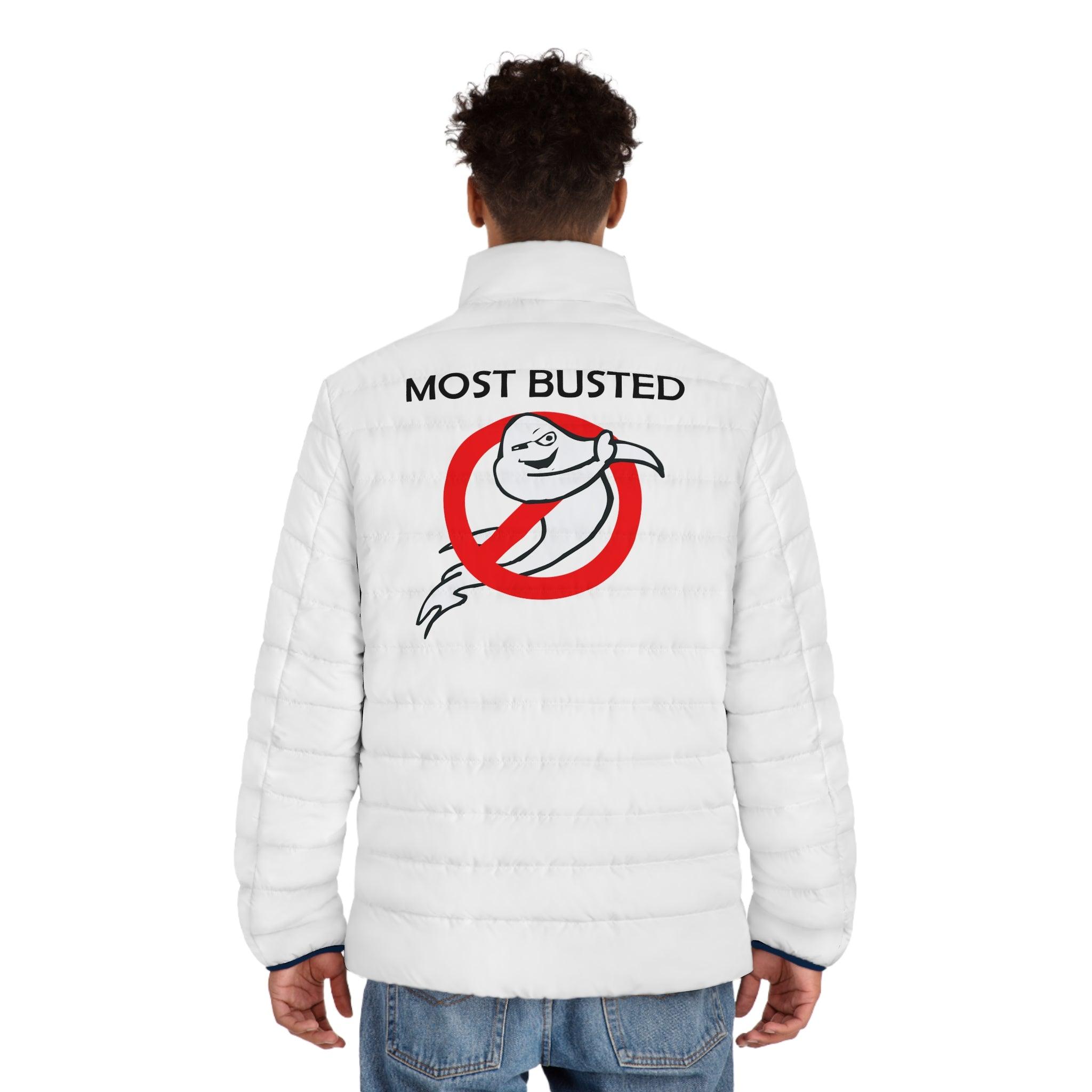 Most Busted - Men's Puffer Jacket - Witty Twisters Fashions