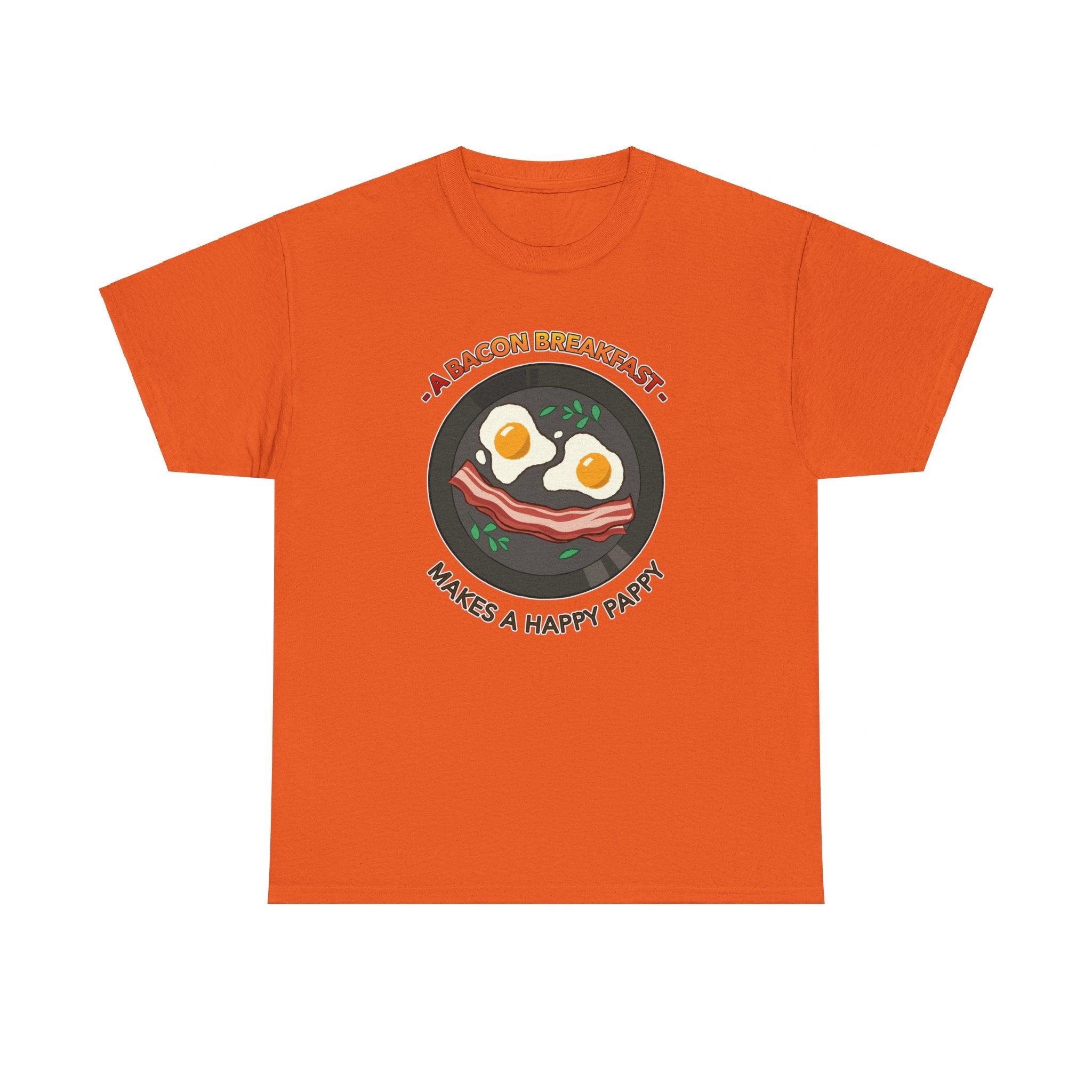 A bacon breakfast makes a happy pappy - T-Shirt - Witty Twisters Fashions