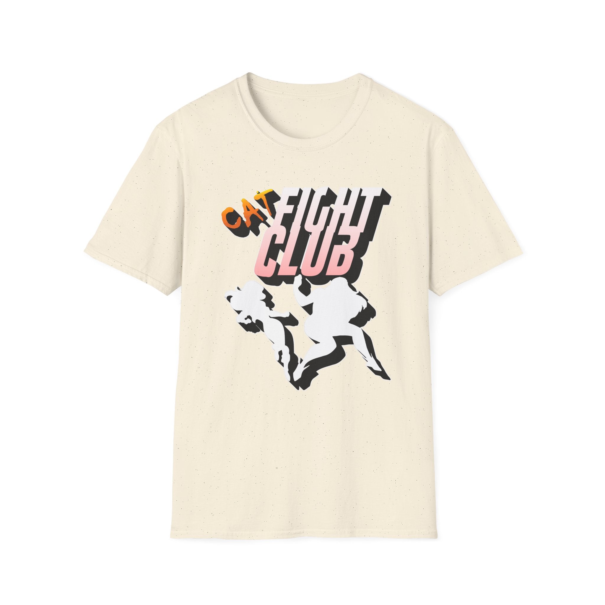 Cat Fight Club - Softstyle T-Shirt