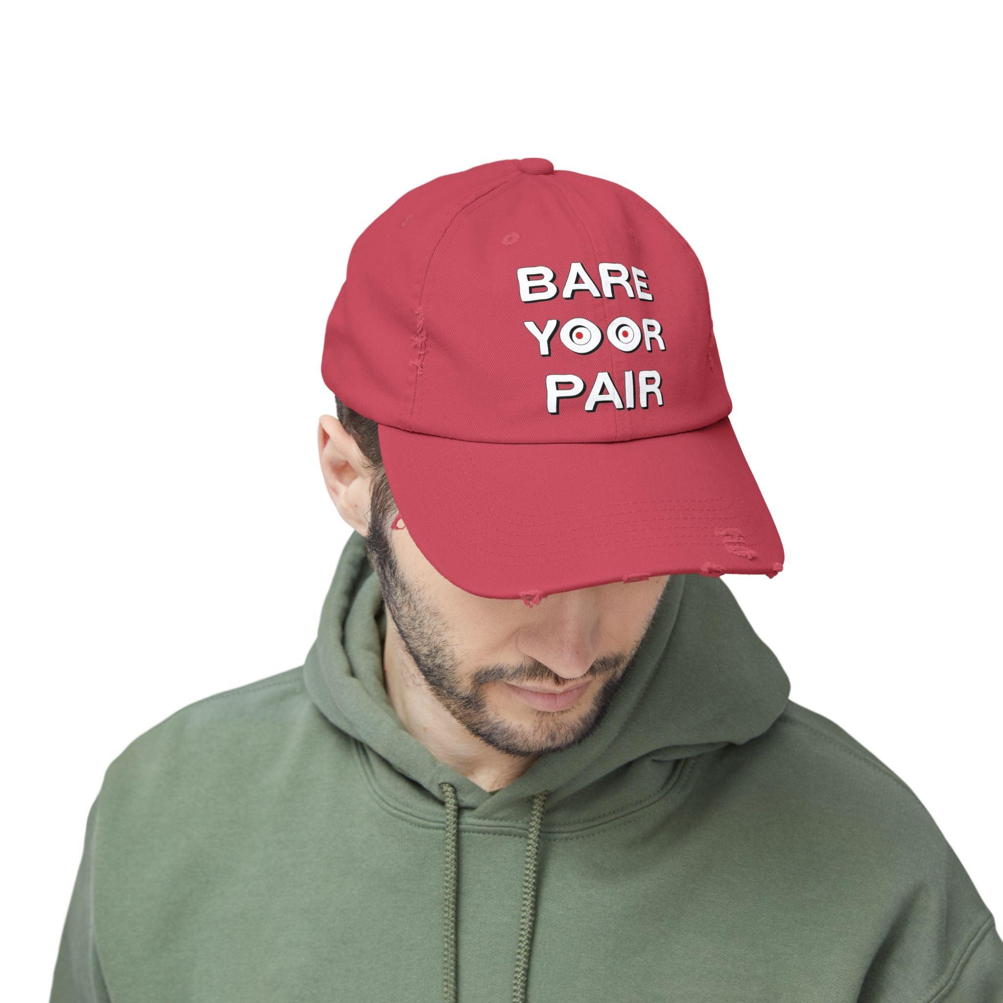 Bare Yoor Pair - Cotton Twill Distressed Baseball Cap