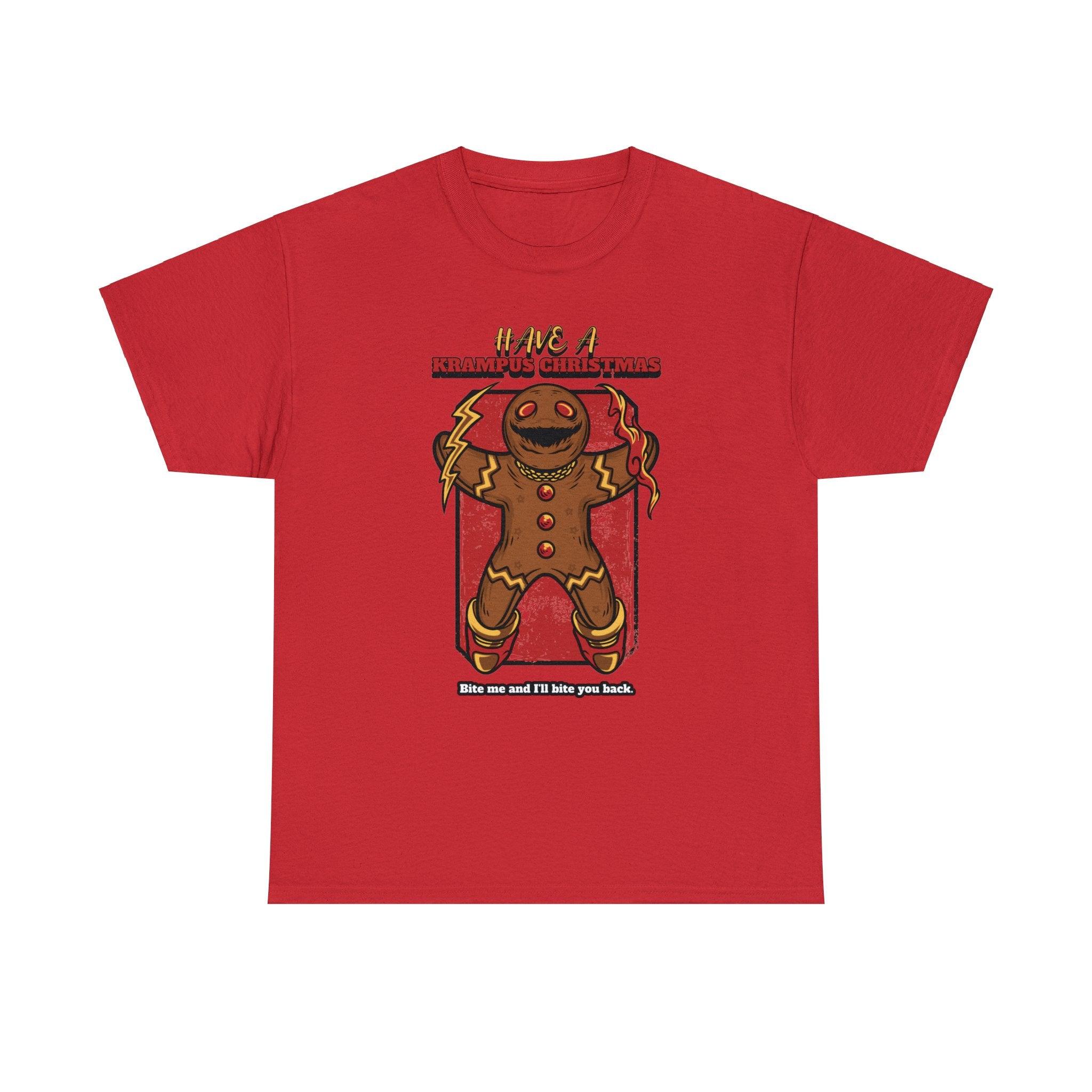 Have a Krampus Christmas - Bite me and I'll bite you back. - Witty Twisters T-Shirts