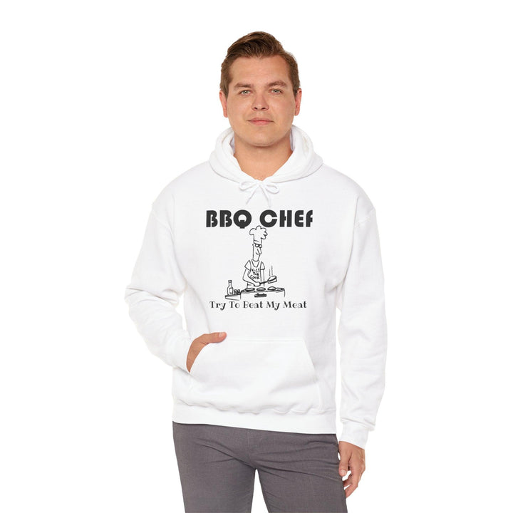 BBQ Chef Try To Beat My Meat - Hoodie - Witty Twisters T-Shirts