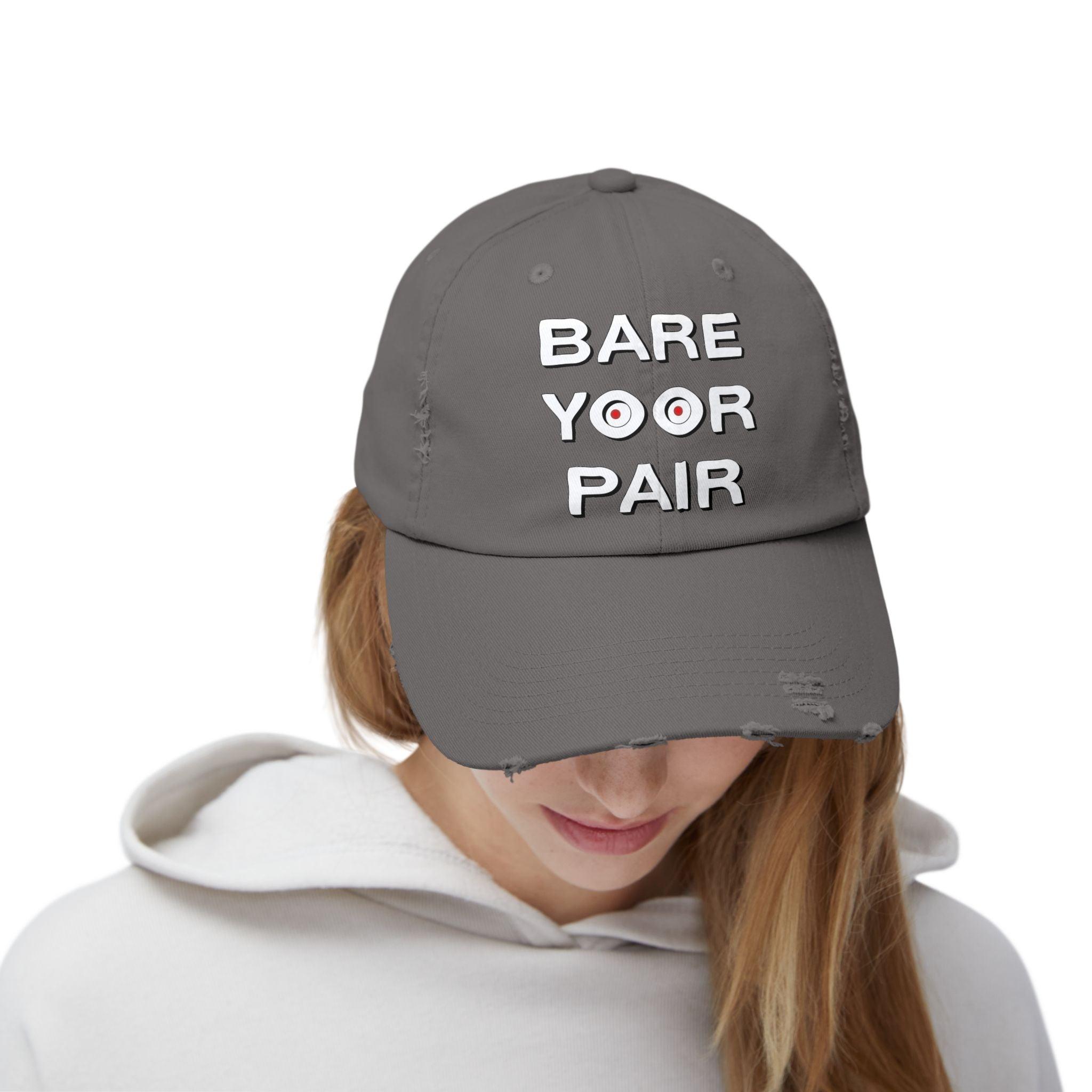 Bare Yoor Pair - Cotton Twill Distressed Baseball Cap