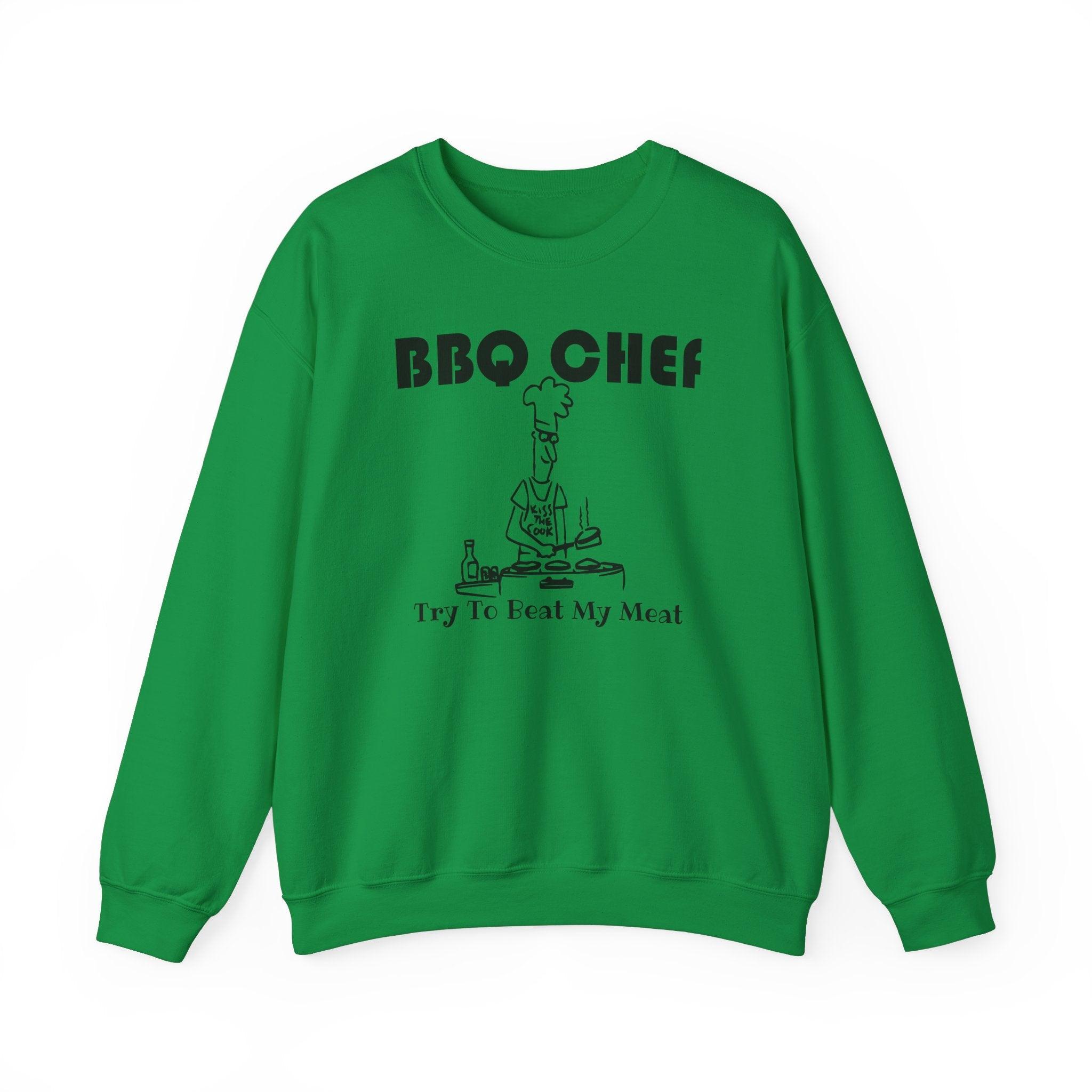 BBQ Chef Try To Beat My Meat - Sweatshirt - Witty Twisters Fashions