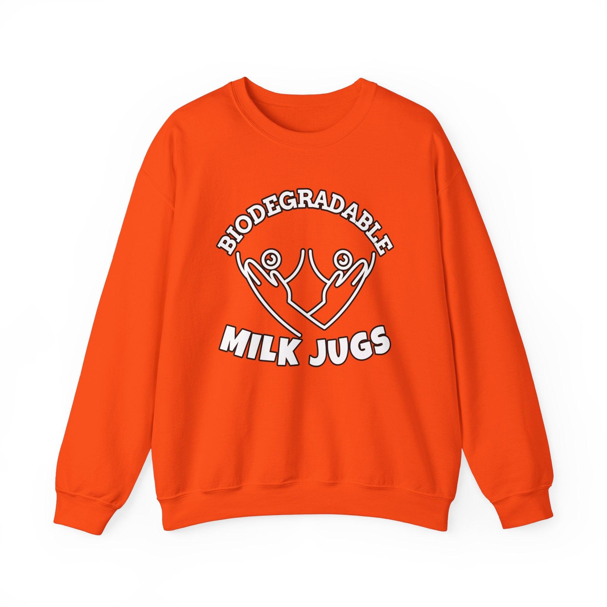 Biodegradable Milk Jugs - Sweatshirt - Witty Twisters Fashions