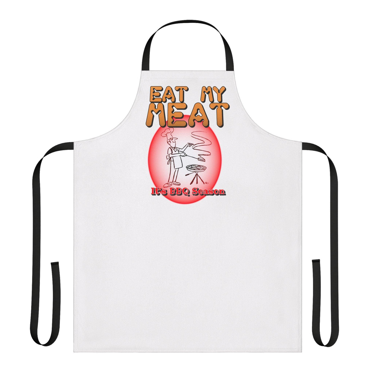 Eat My Meat It's BBQ Season - Cooking Apron - Witty Twisters Fashions