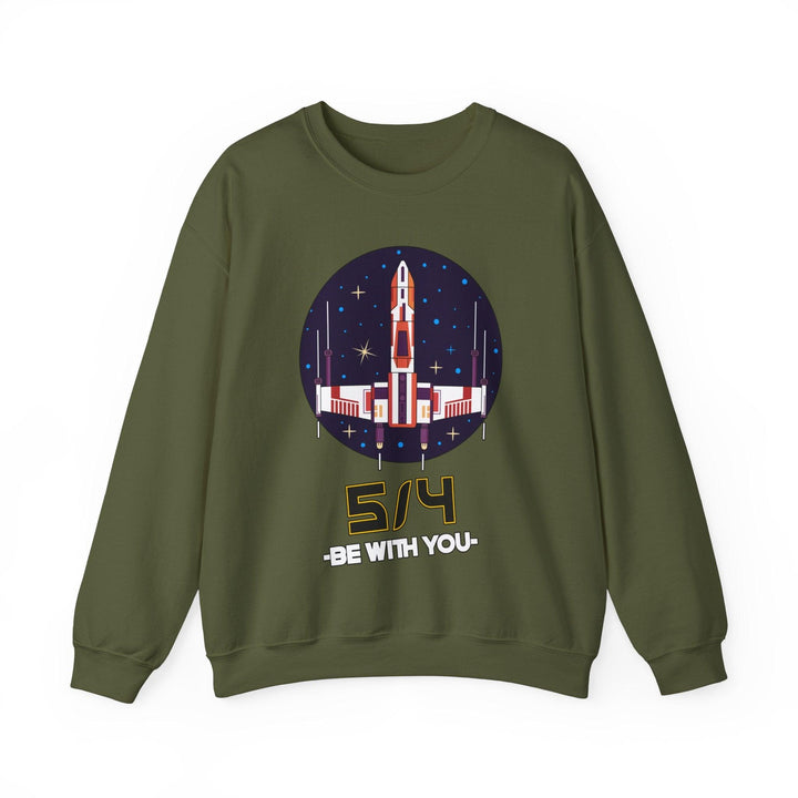 5/4 be with you - Star Wars Day - Sweatshirt - Witty Twisters T-Shirts