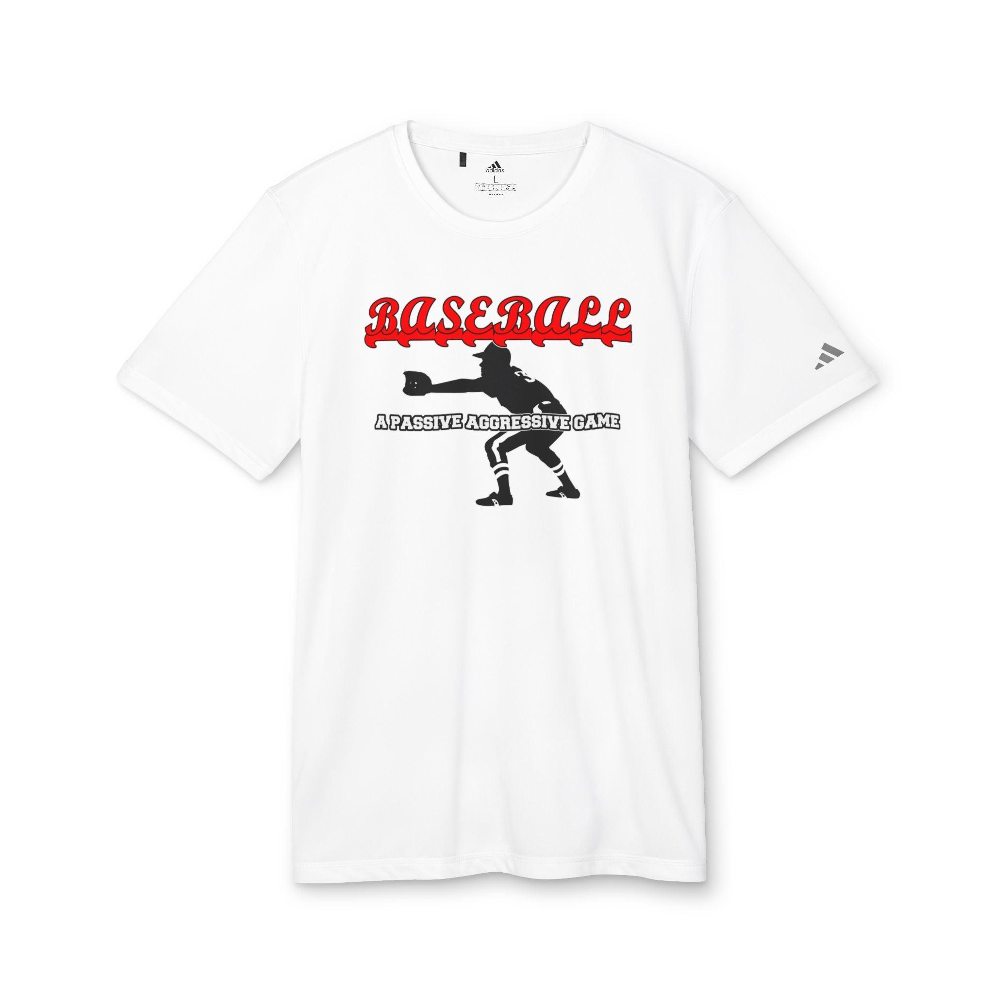 Baseball A passive aggressive game - adidas® Unisex Sport T-shirt