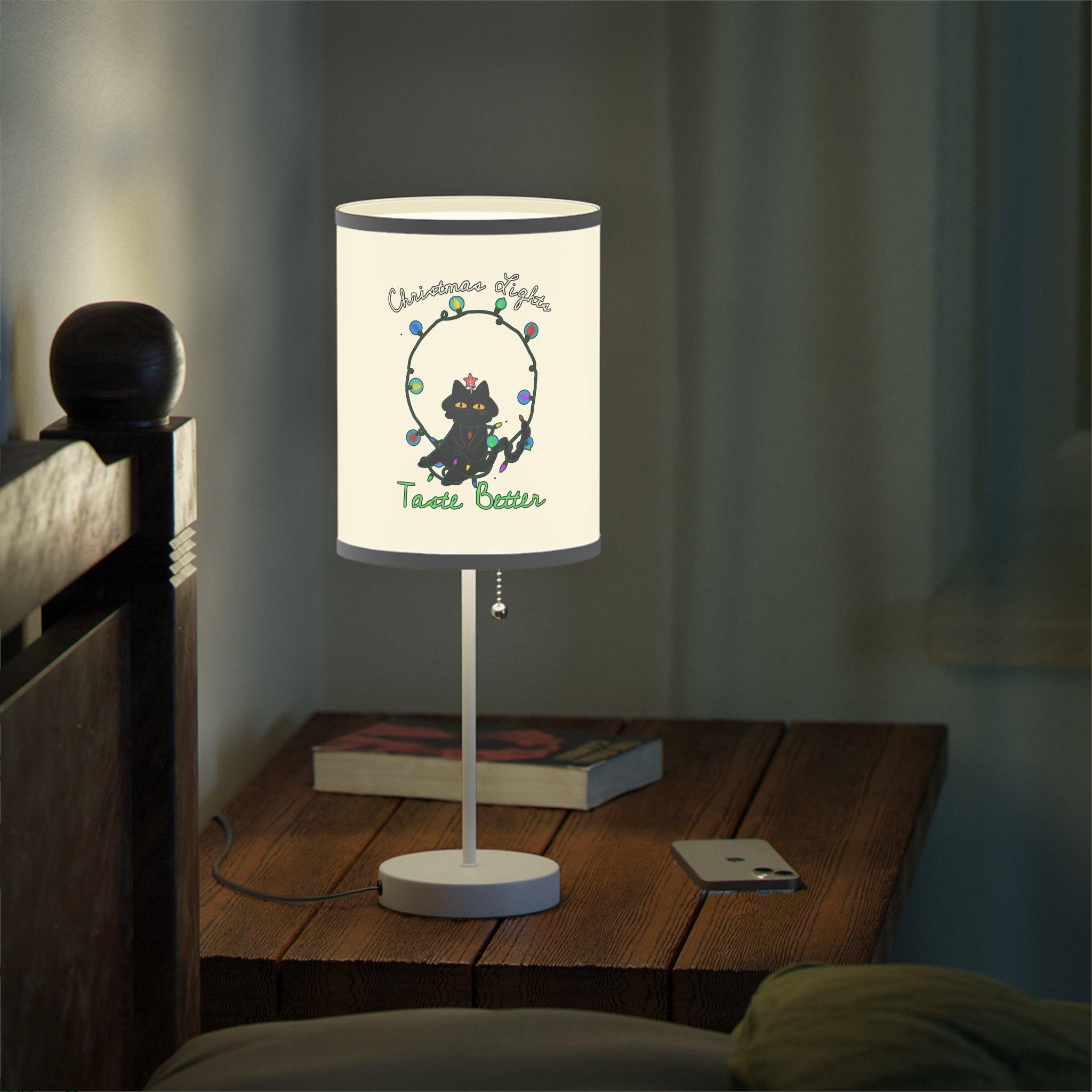 Christmas Lights Taste Better - Lamp on a Stand