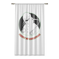 Merry MF Christmas - Window Curtain