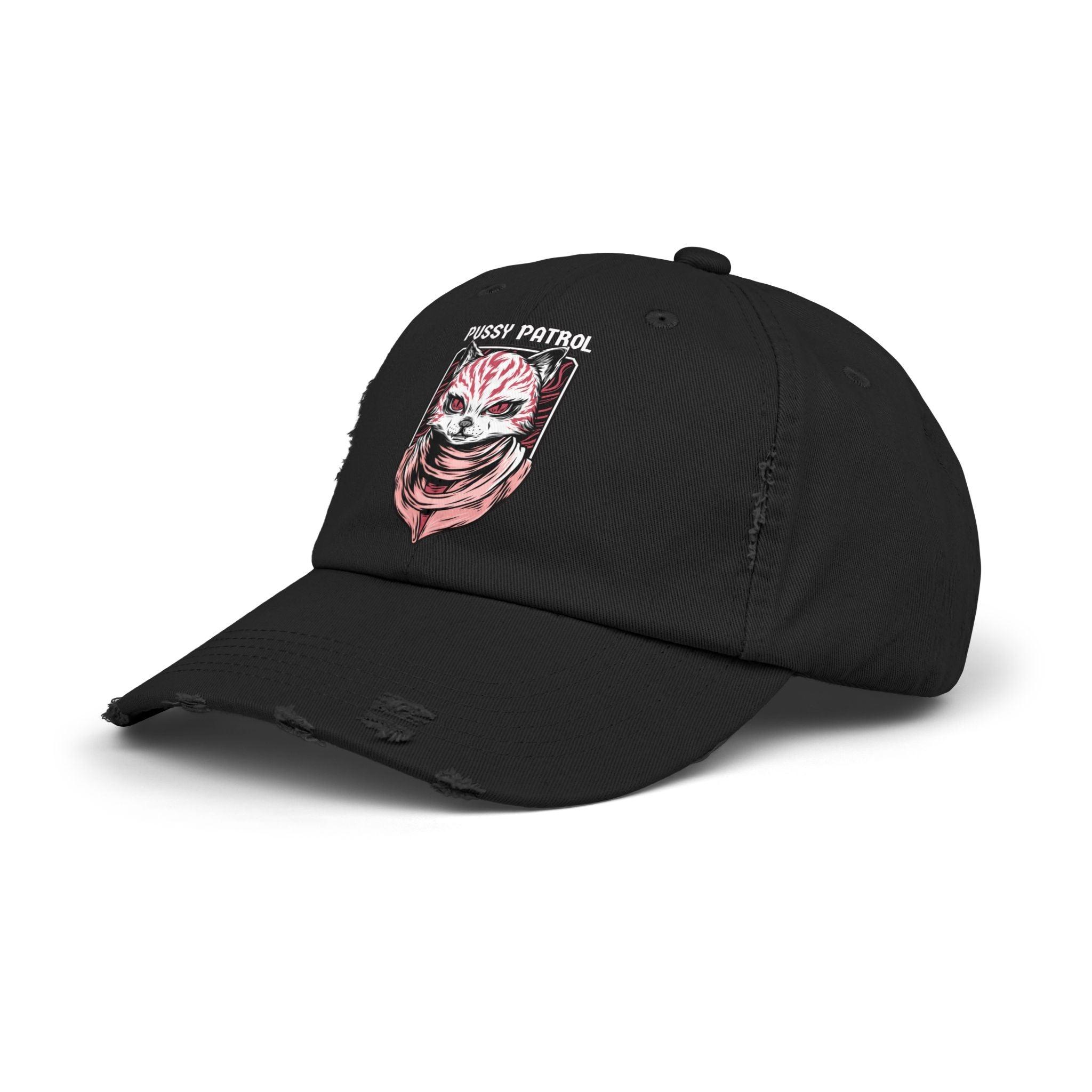 Pussy Patrol - Cotton Twill Distressed Baseball Cap