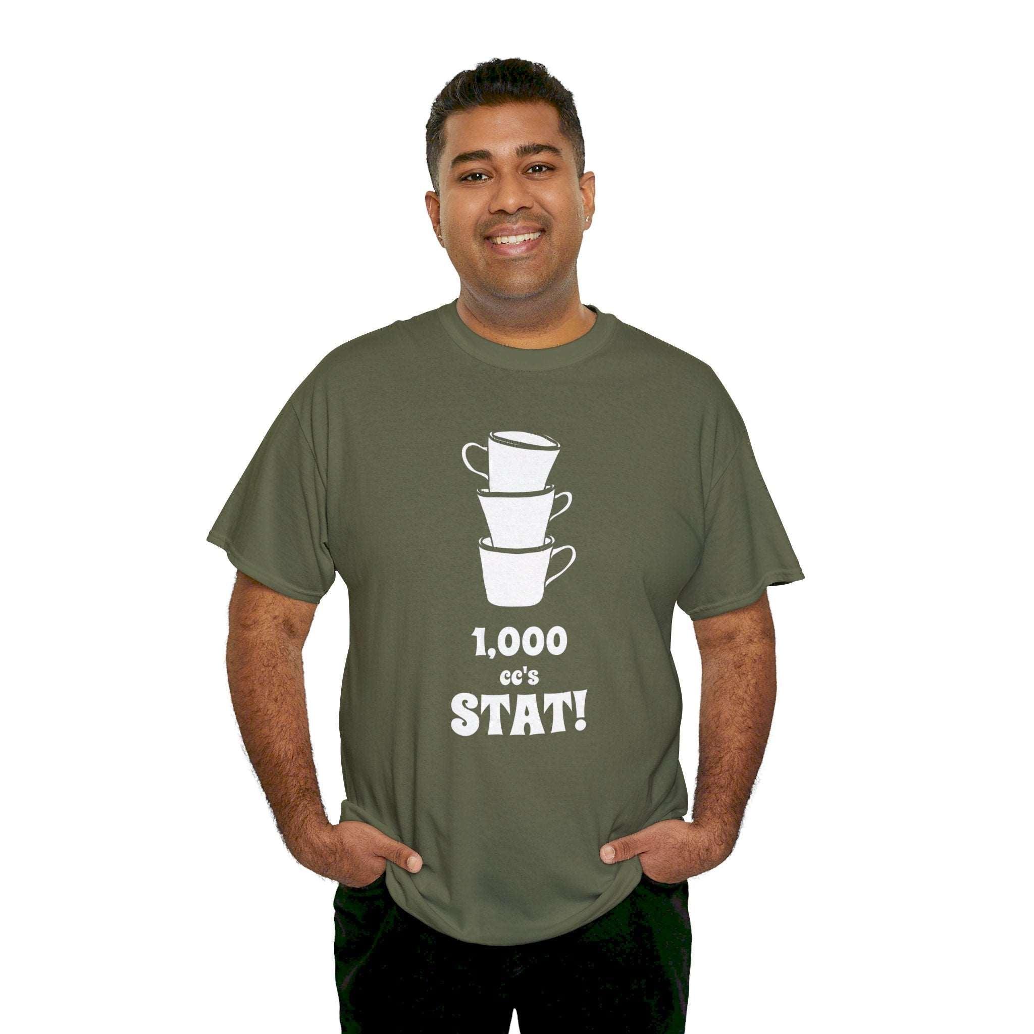 1,000 cc's Stat! - T-Shirt - Witty Twisters Fashions