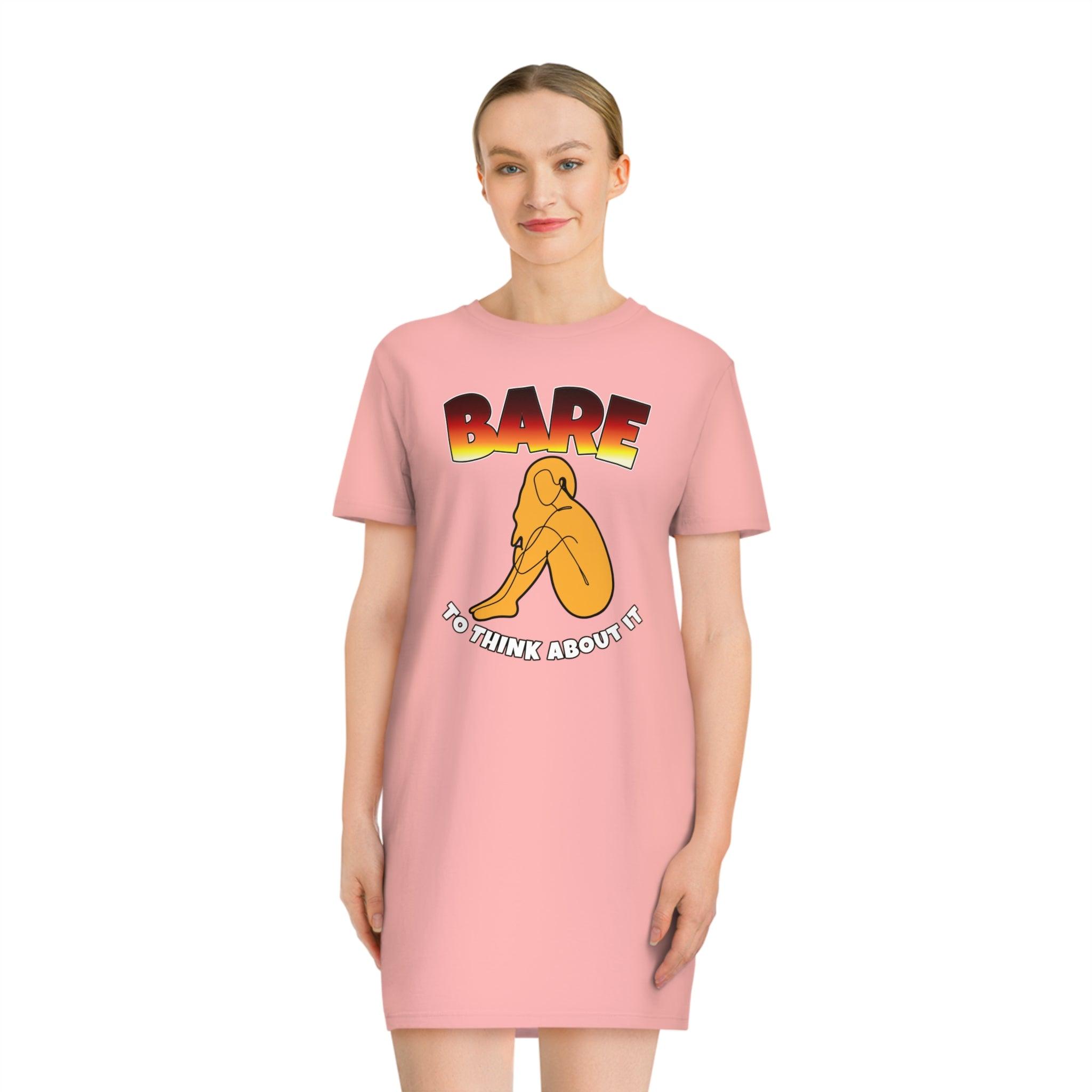 Bare To Think About It - T-Shirt Dress or Nightie - Witty Twisters Fashions