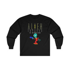 Alien Invader In Disguise - Long-Sleeve Tee - Witty Twisters Fashions