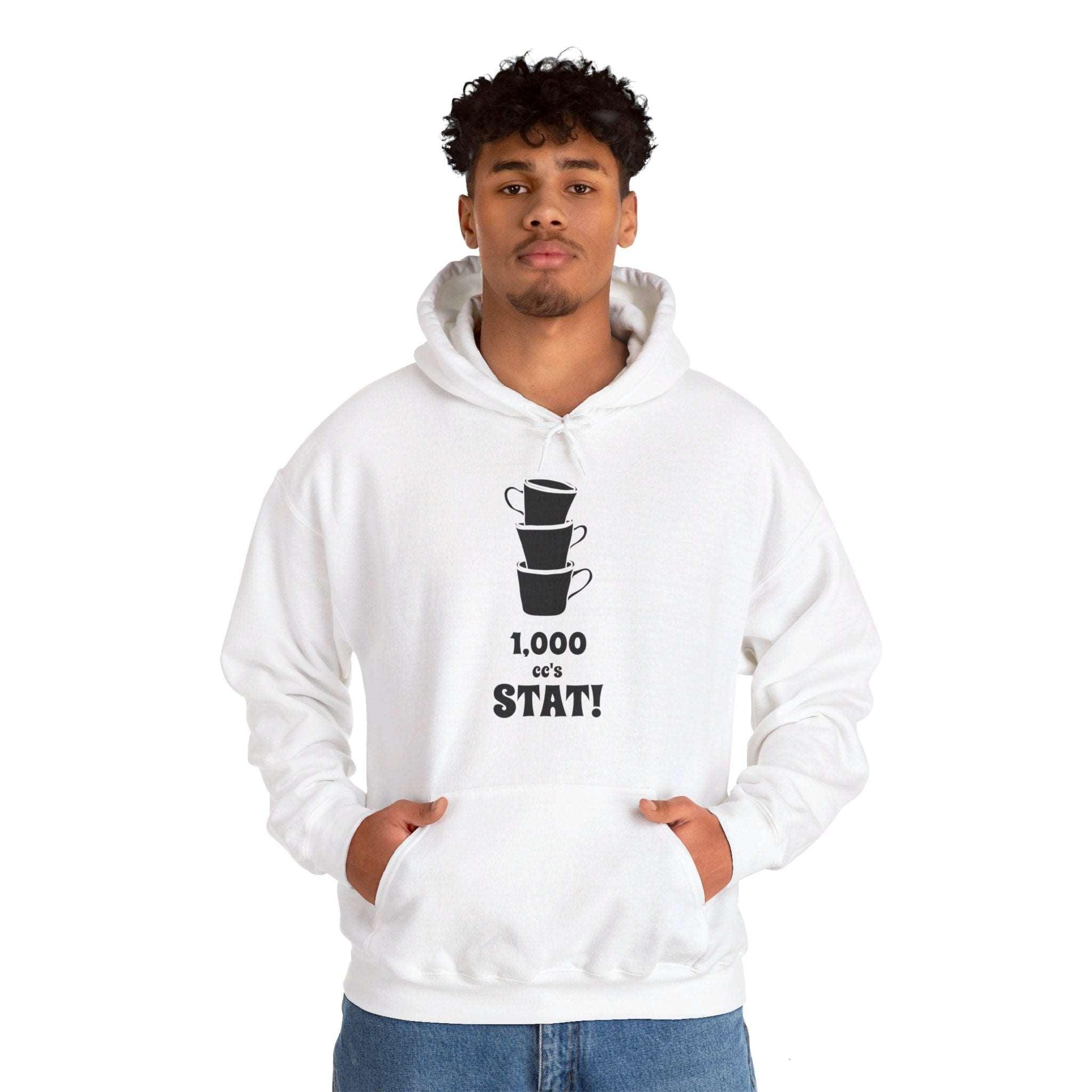 1,000 cc's Stat! - Hoodie - Witty Twisters Fashions