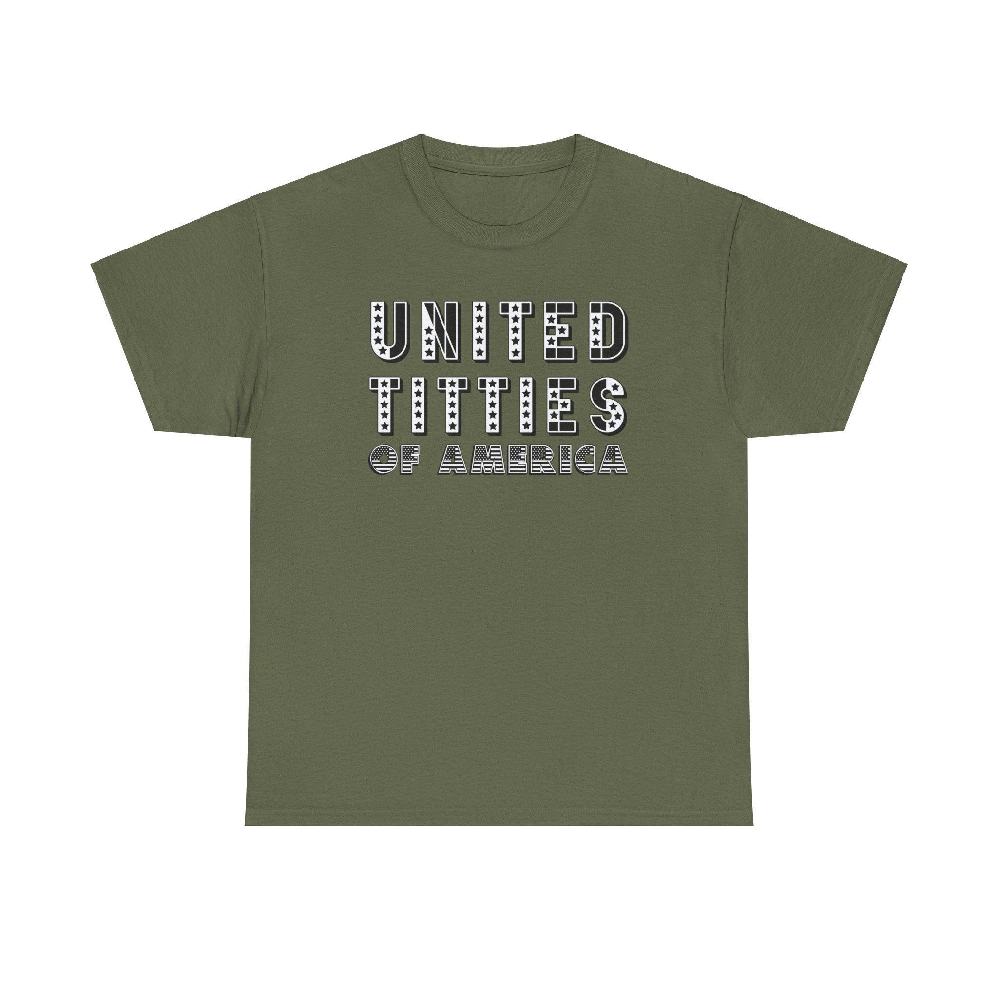 United Titties Of America - T-Shirt - Witty Twisters Fashions